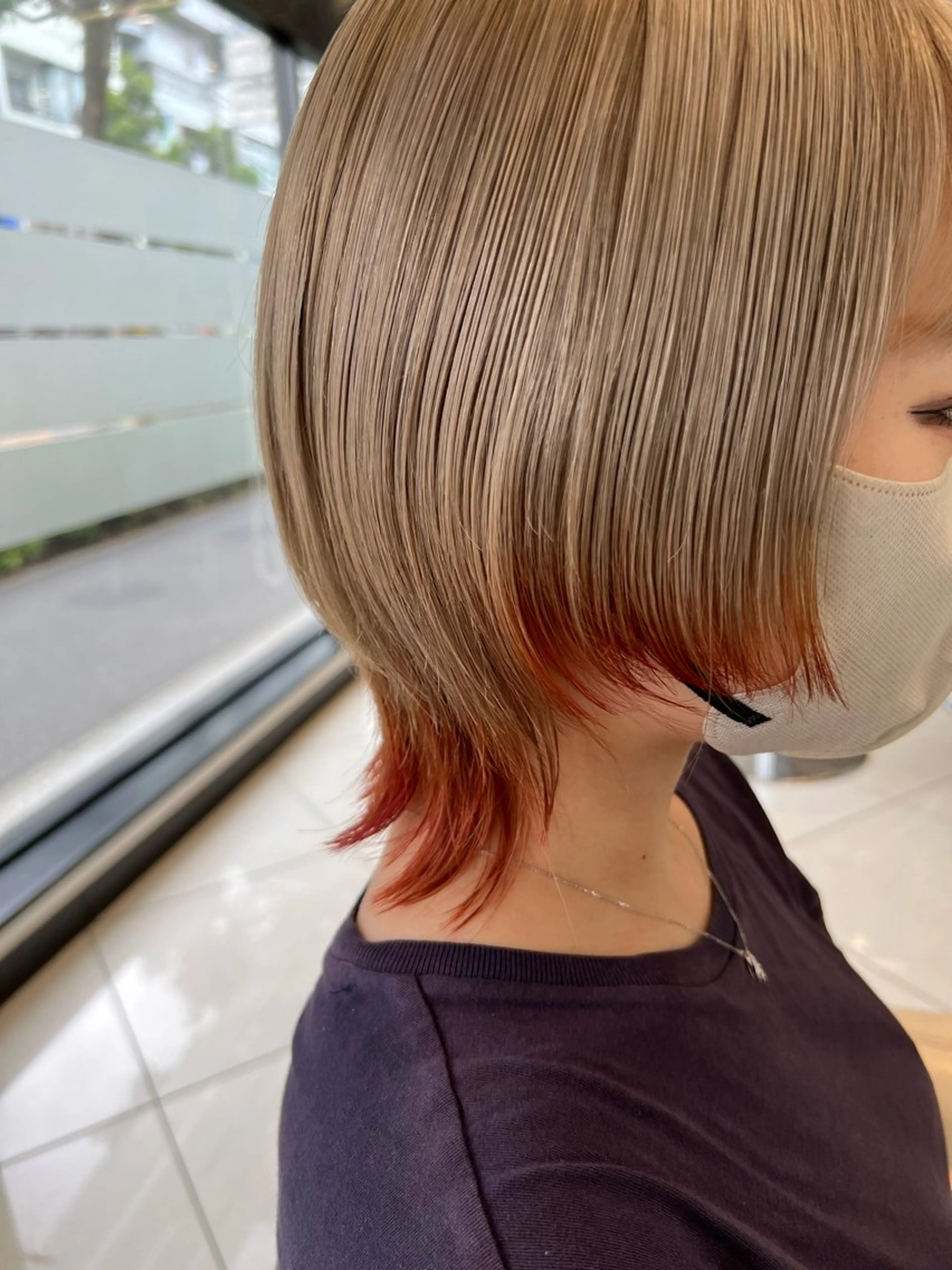 ミディアム カラー 【ショート／カラー】 小野隼広のヘアスタイル