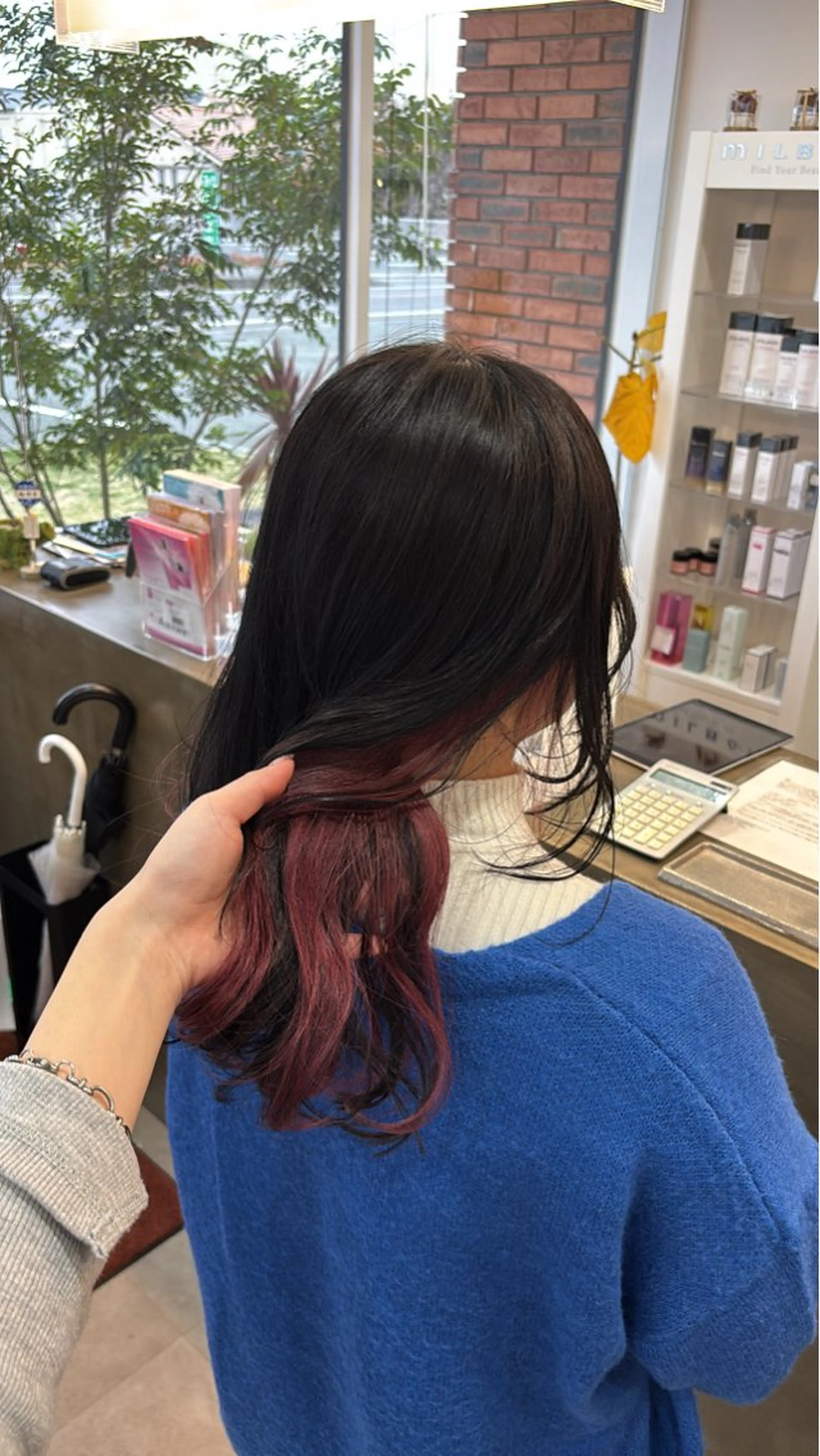 ミディアム ヘアカラー トリートメント rink / 髪質改善✖️レイヤーのヘアスタイル