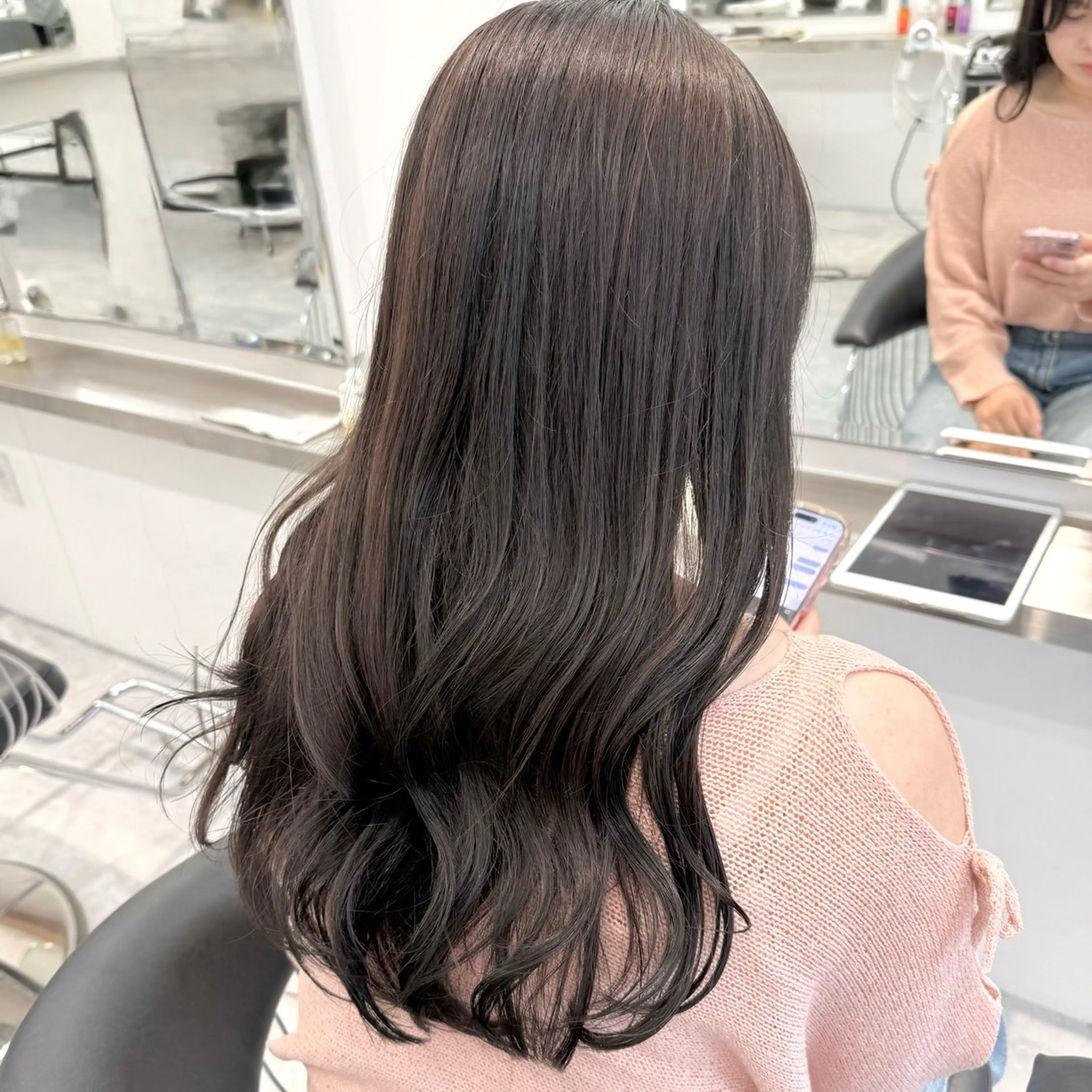 ロング カラー ヘアカラー ParveMix￤ 大賀さつき🍨🤍のヘアスタイル