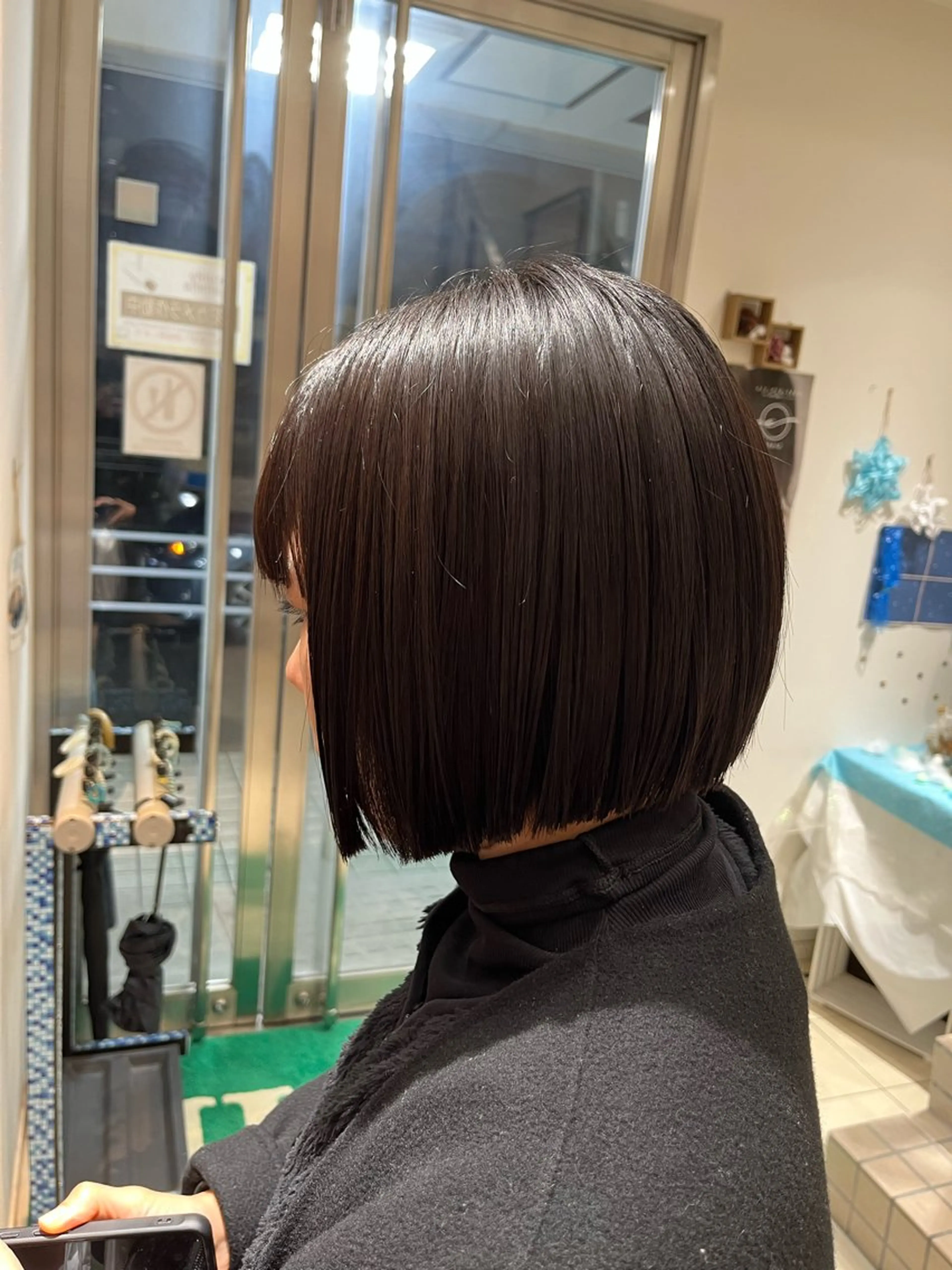 ミディアム カット 佐々木 拓海のヘアスタイル