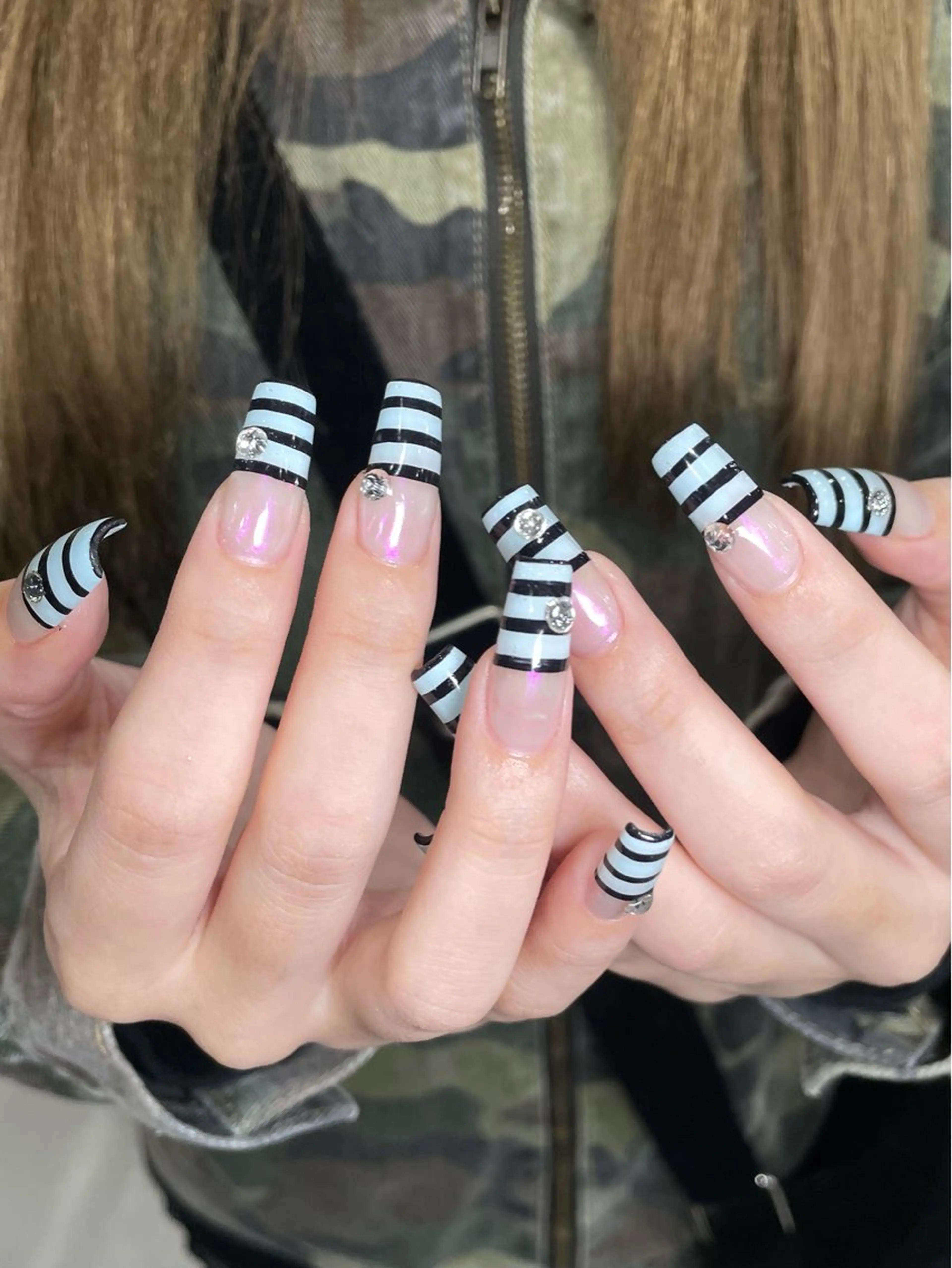 ネイル ハンドネイル Cleo 名古屋駅店 🖤Seraのネイルデザイン
