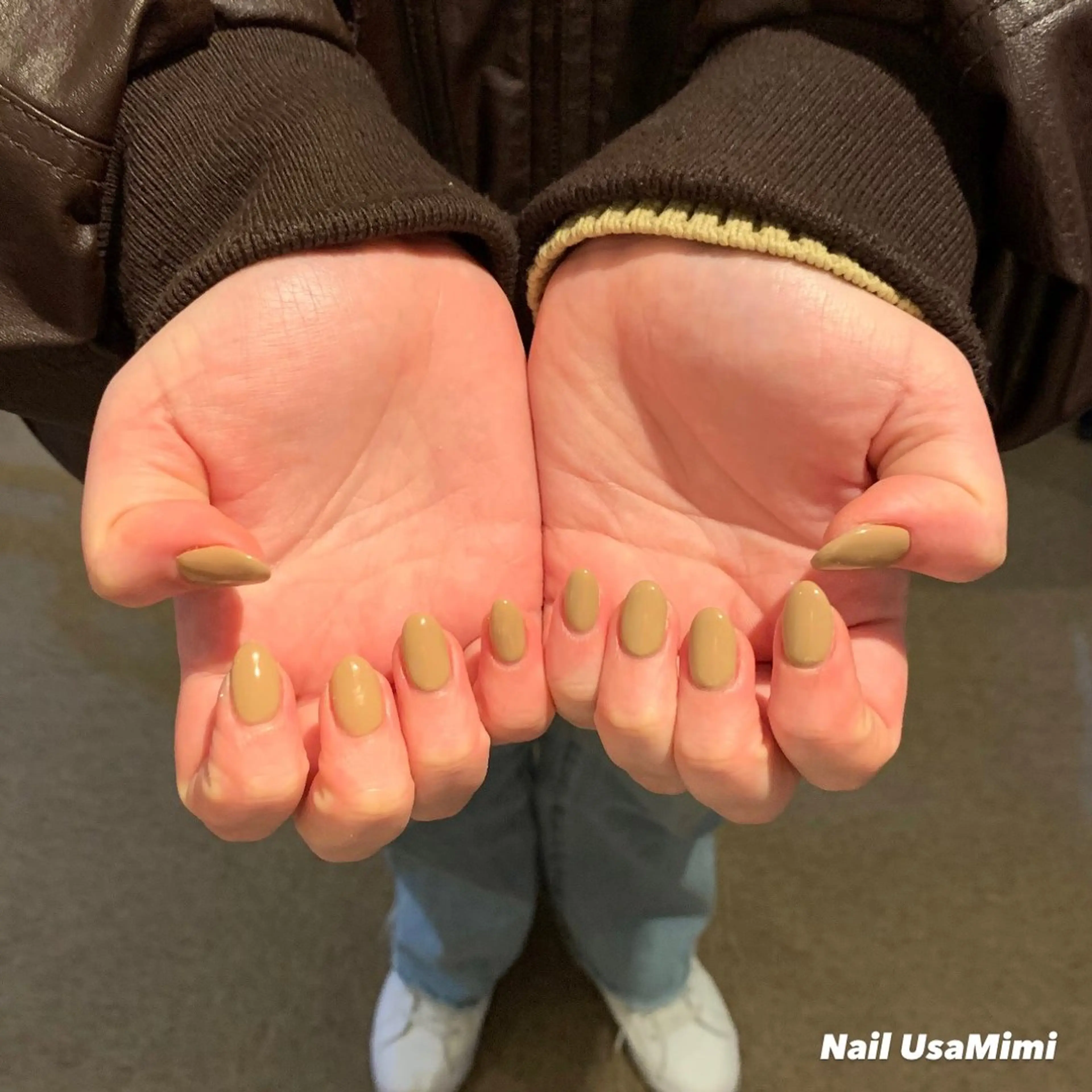 ネイル ジェルネイル マグネットネイル 持ち込み ワンカラーネイル パラジェル 本町ネイルNail UsaMimiのネイルデザイン