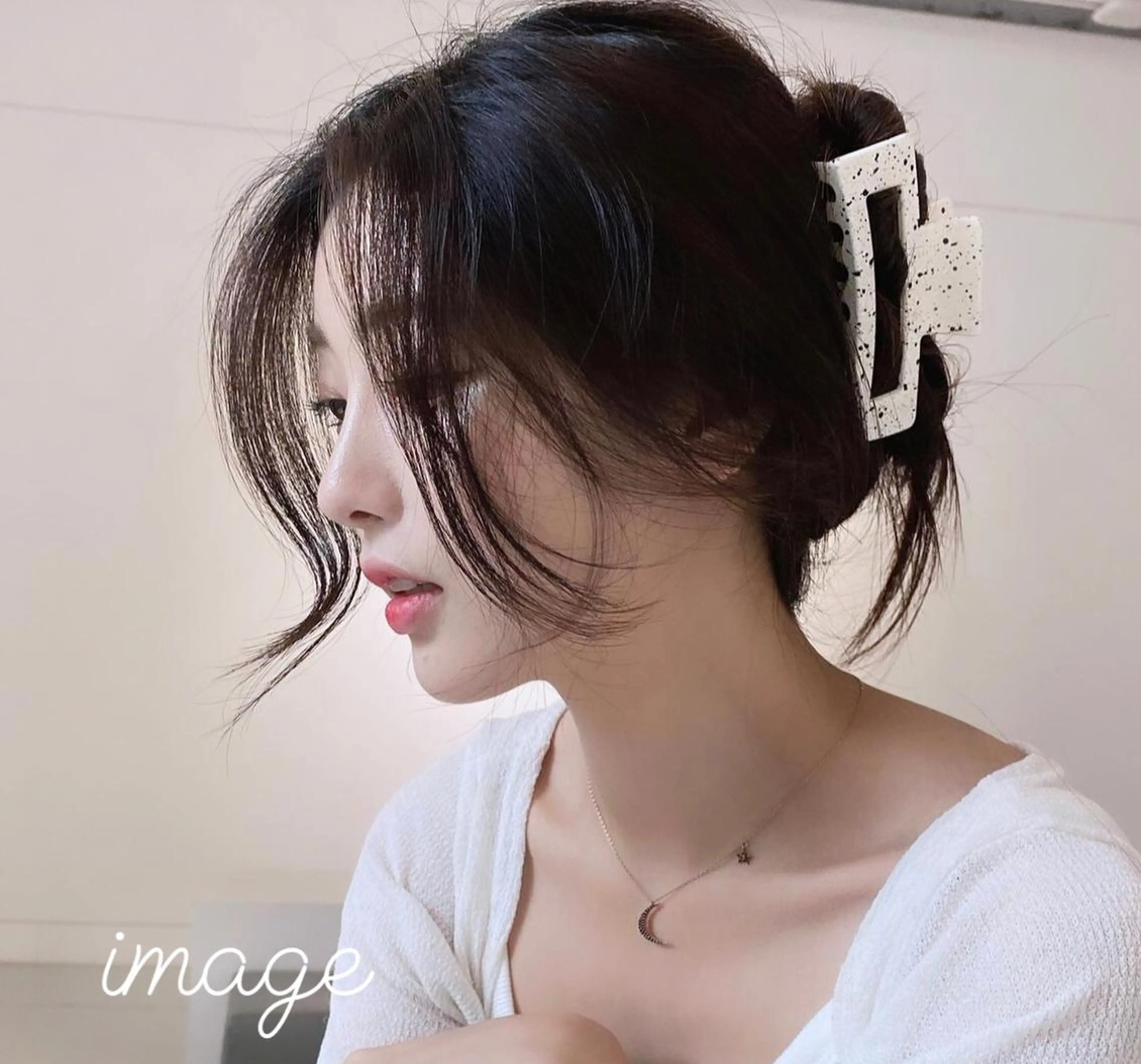 ロング カラー ブリーチ 透明感カラー ブリーチなしカラー 顔まわりレイヤー 顔周りカット マツパ♡アイブロウ 南草津のマツエク・マツパデザイン