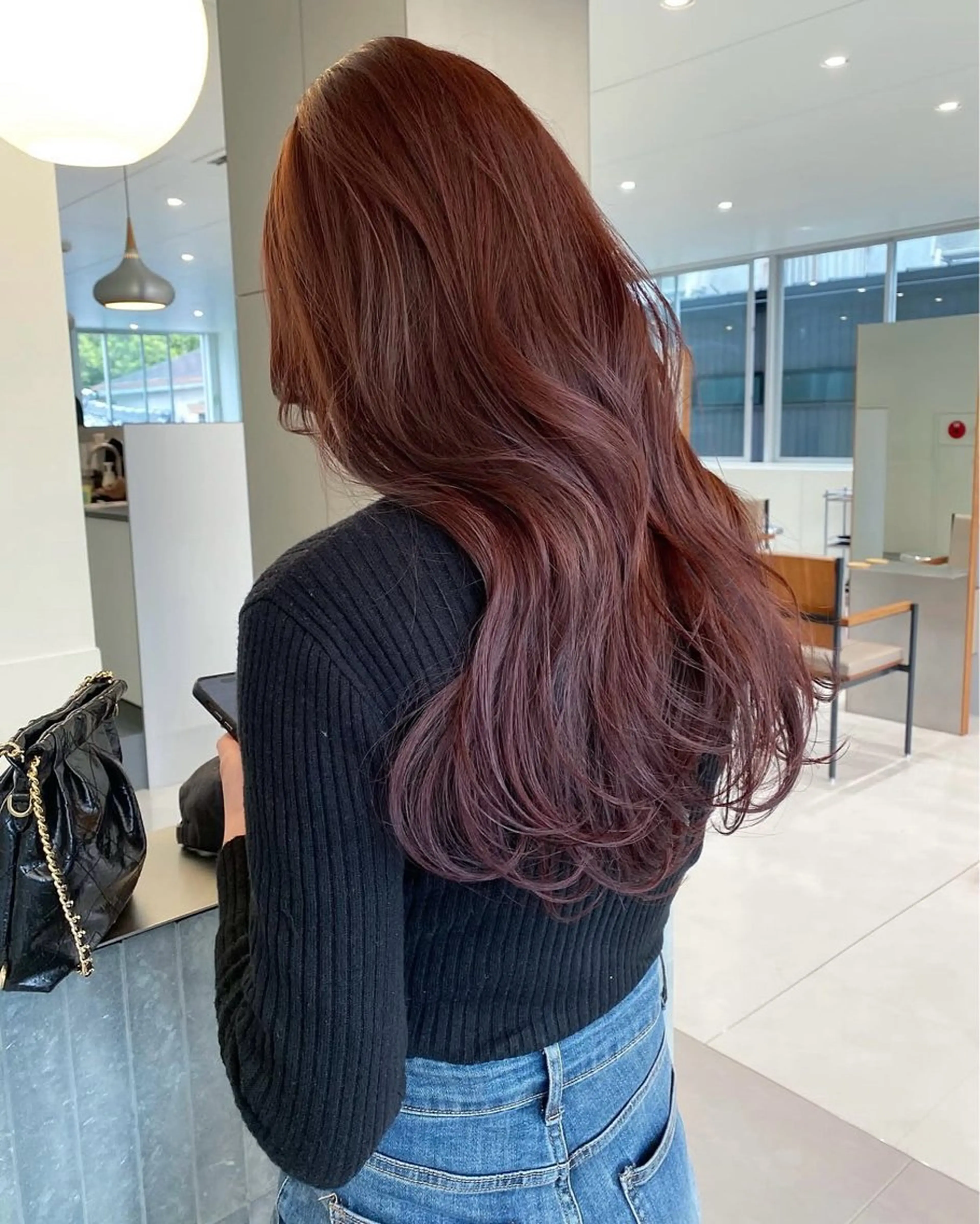 ロング カラー 透明感カラー レイヤーカット/暖色 カラー/mao🎀のヘアスタイル