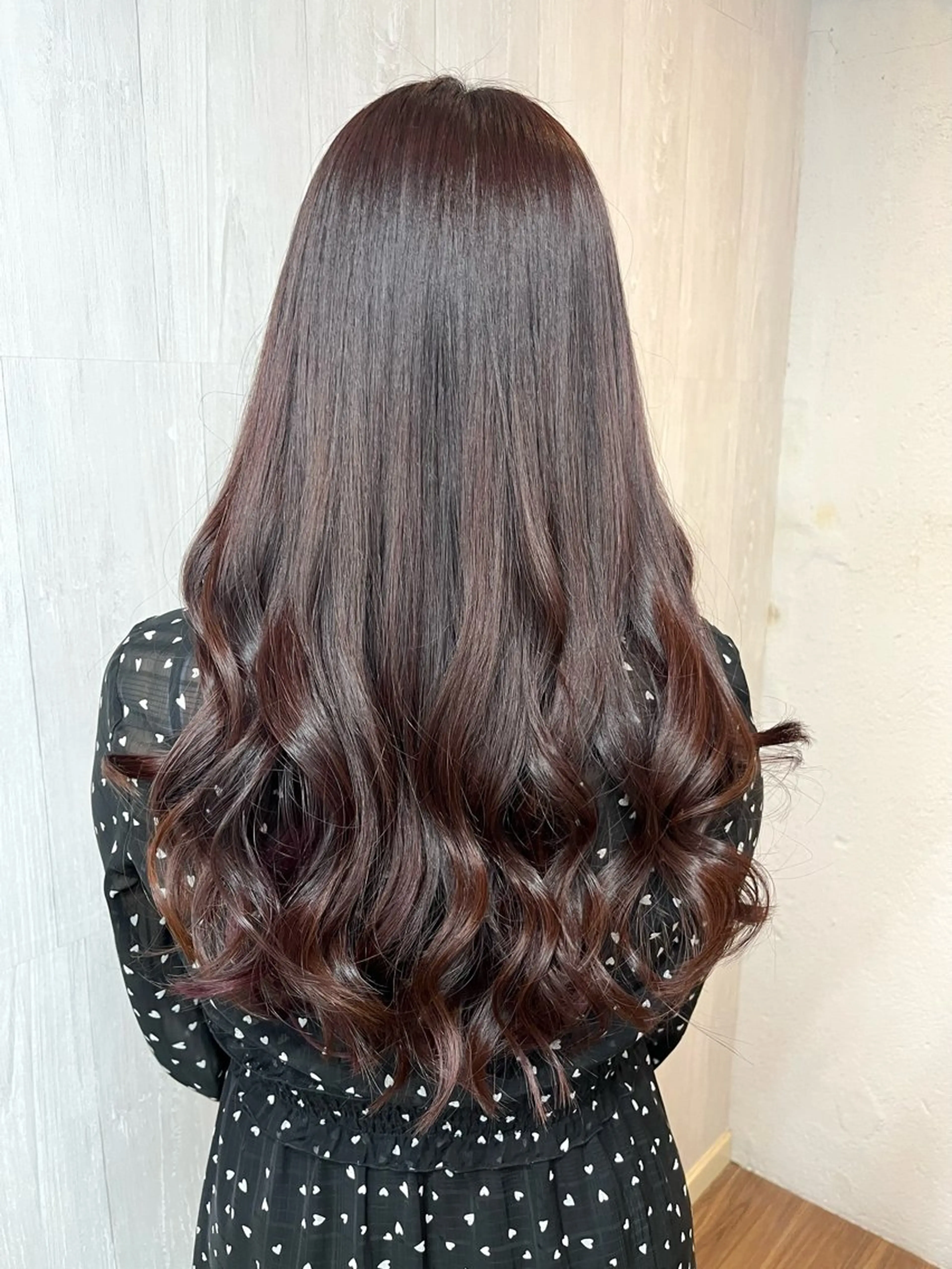 ロング カット ヘアカラー トリートメント GLOSS♡ ヤマガミコウジのヘアスタイル