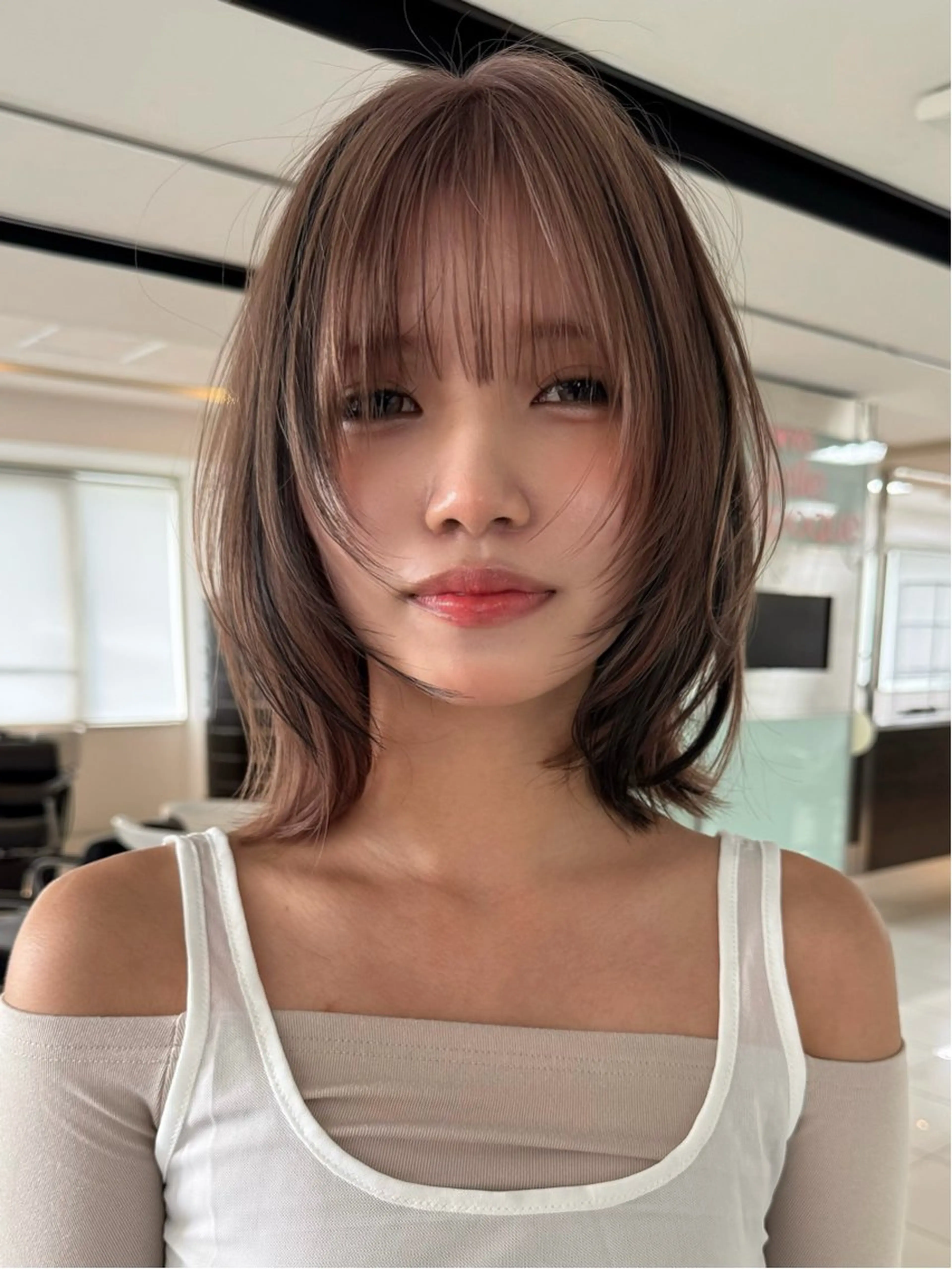 ミディアム カット無料酒井 竜也のヘアスタイル