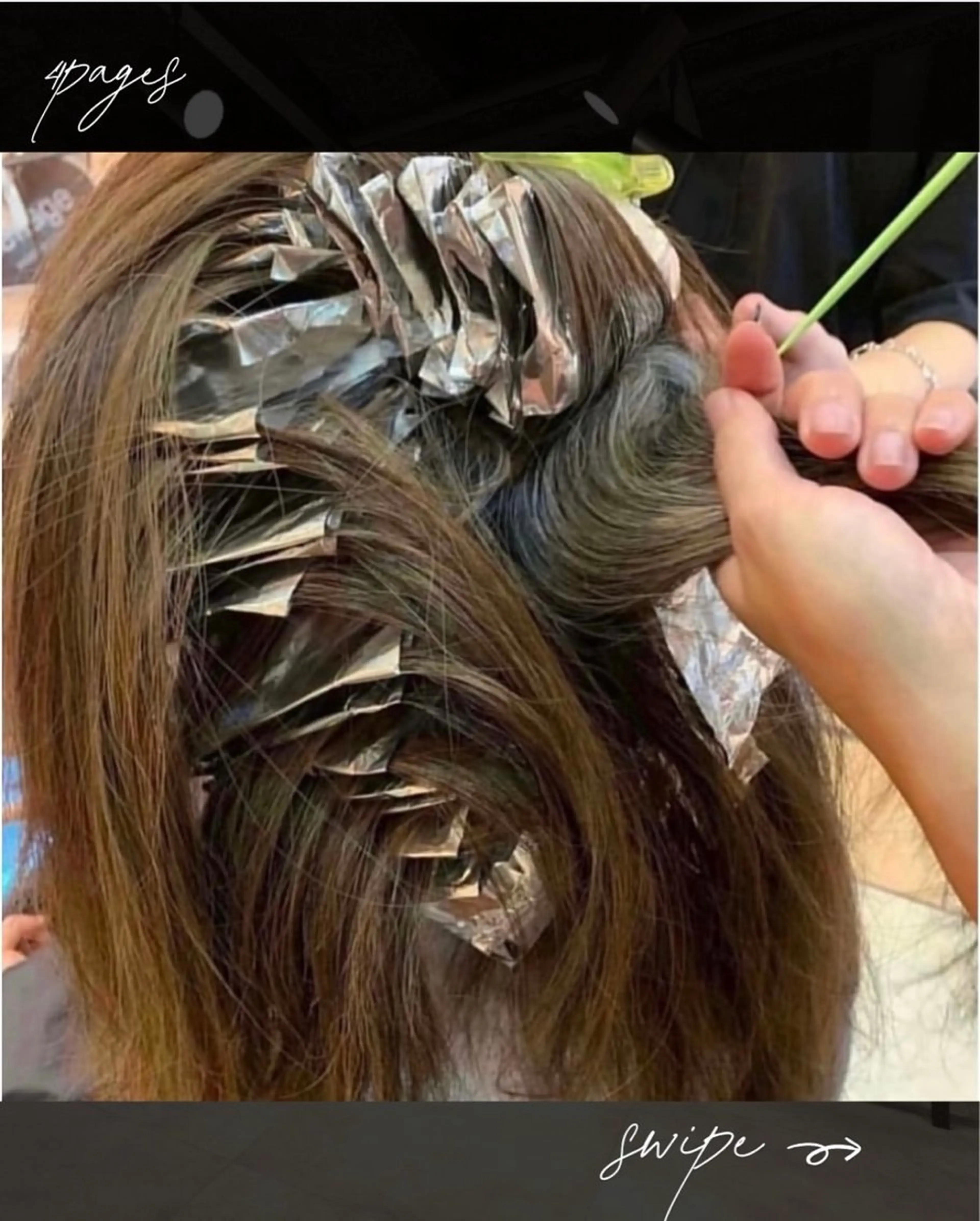 ミディアム カラー AOI Iのヘアスタイル