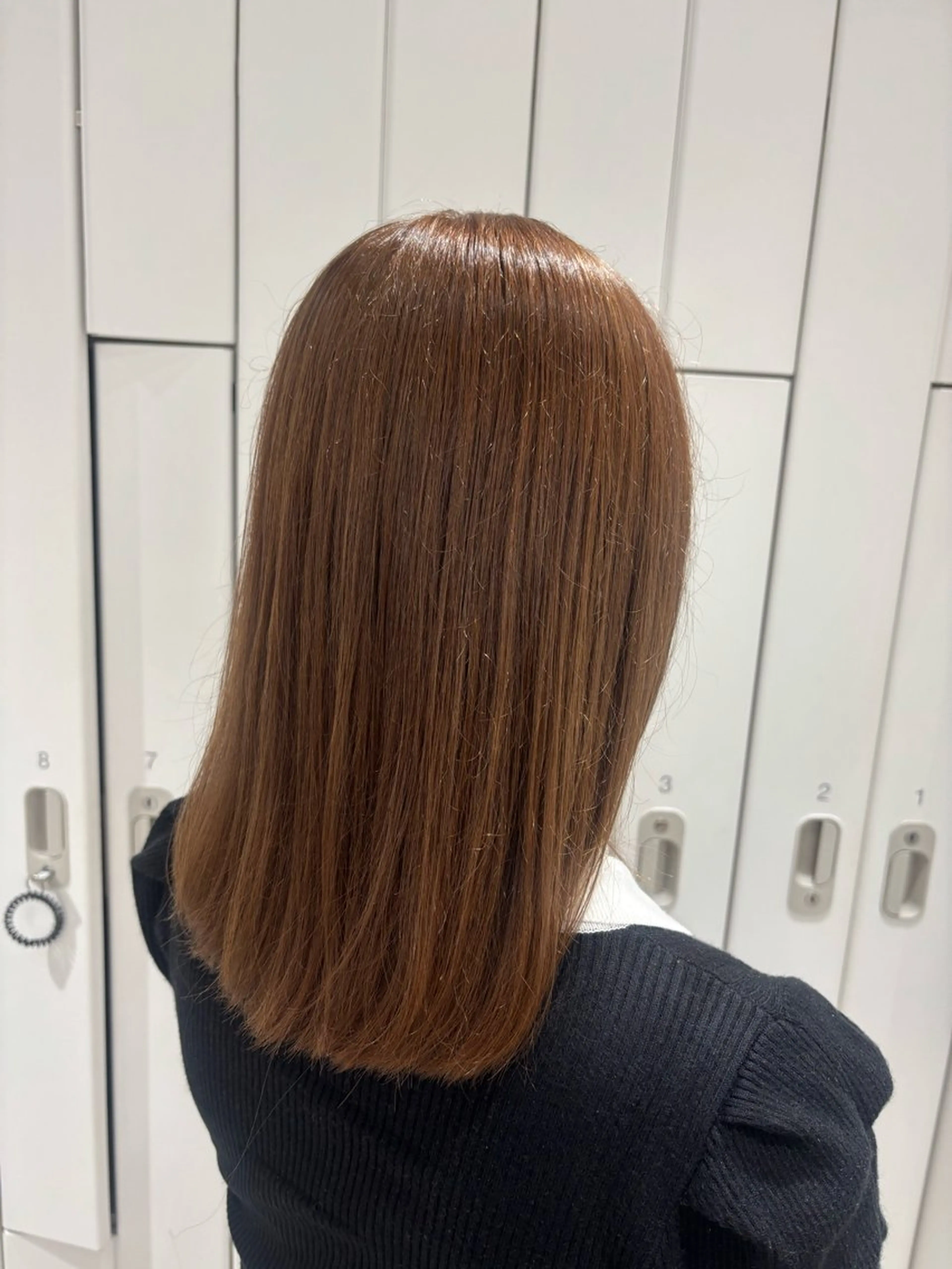 ミディアム 艶髪໒꒱/透明感 カラー🍀_そら🪽のヘアスタイル