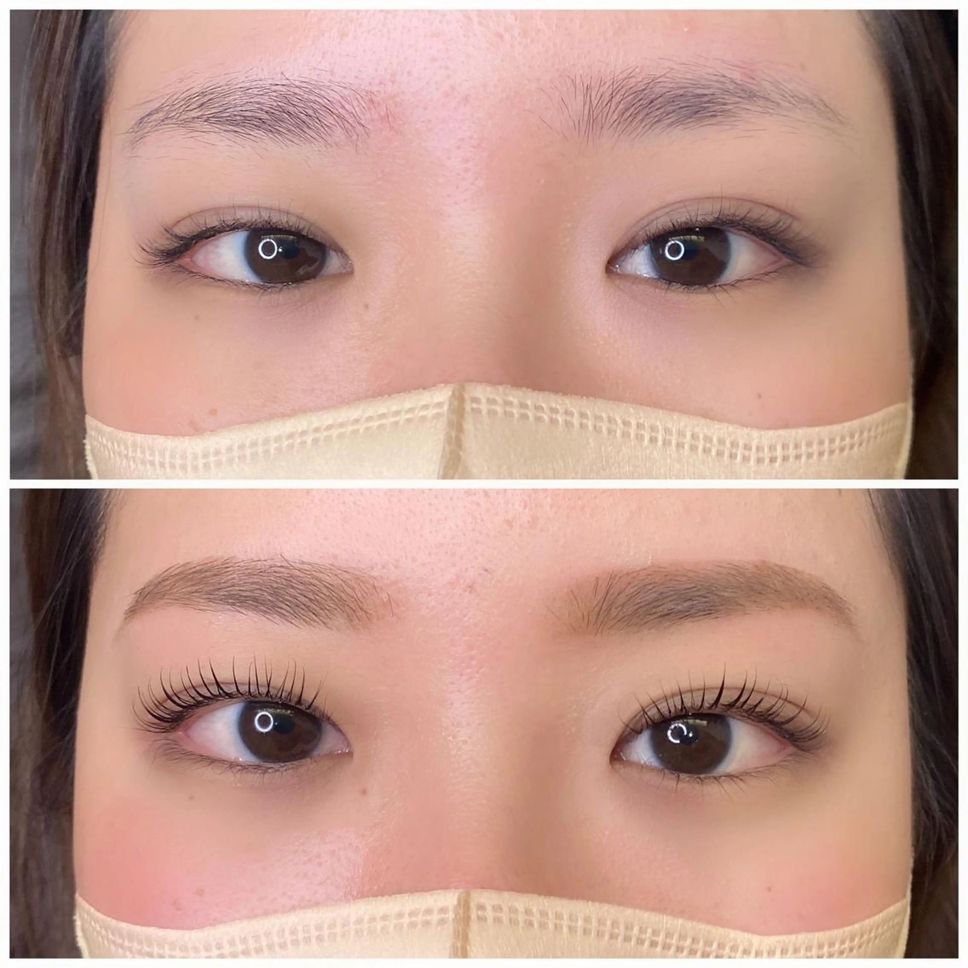 黄金比率美眉WAX×まつ毛パーマの写真