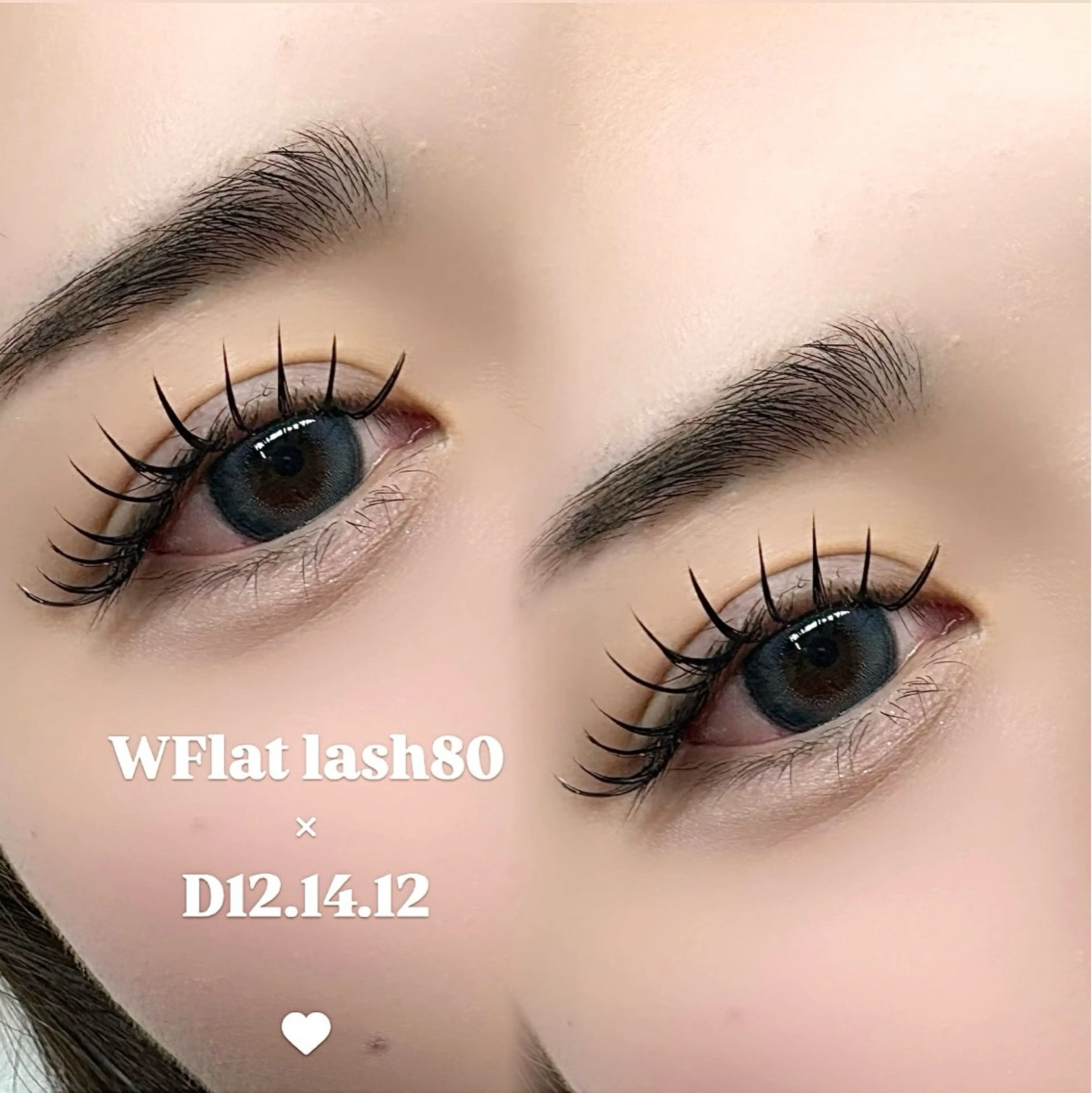 マツエク・マツパ フラットラッシュ ‎🤍nabi 代官山/渋谷/恵比寿のマツエク・マツパデザイン