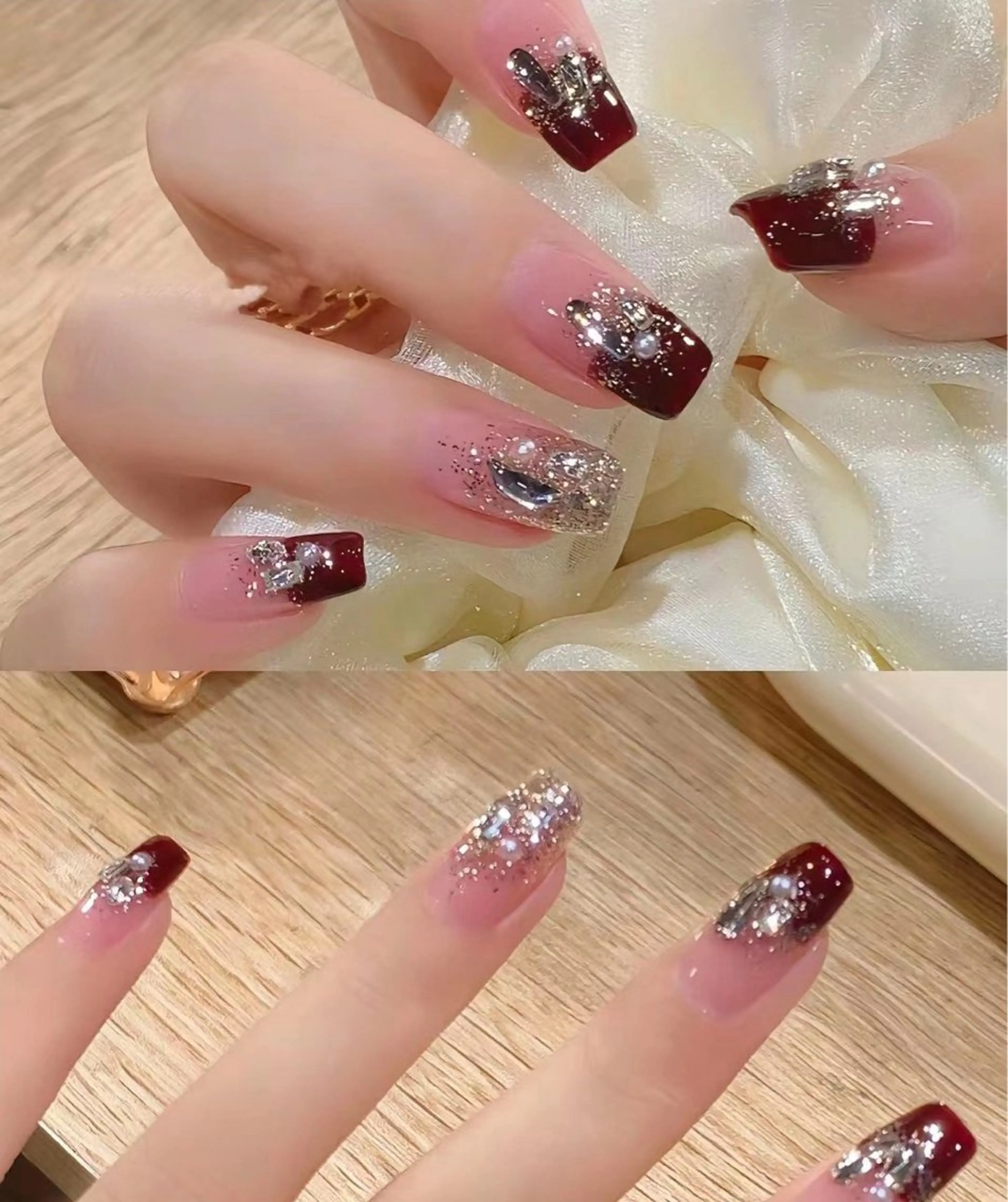 ネイル ハンドネイル MoonNail ユリ🌸のネイルデザイン