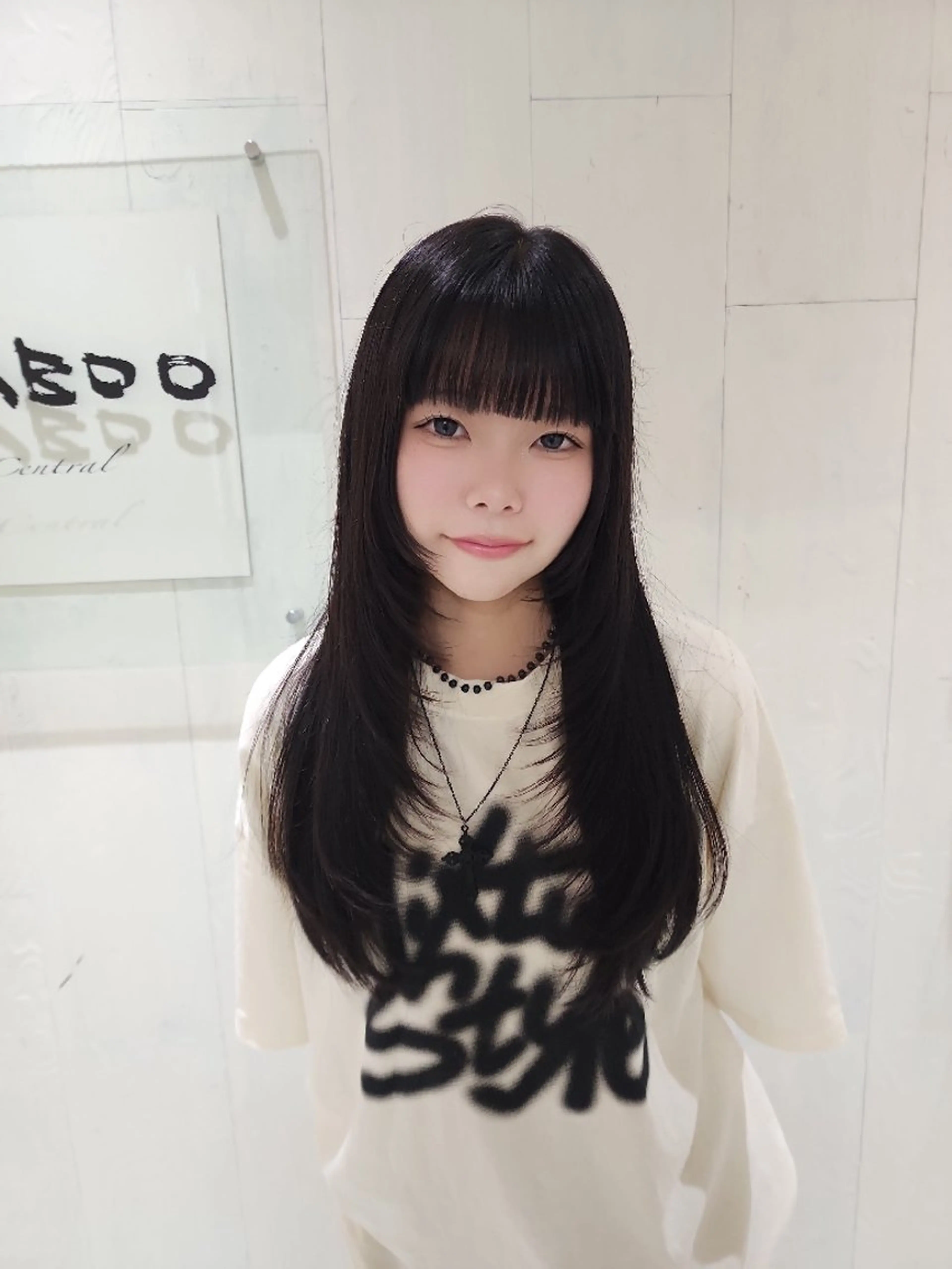 ロング レイヤーカット ワンホンレイヤー ウルフカット ウルフレイヤー カット レイヤーカット/ ウルフカット/大橋 のヘアスタイル