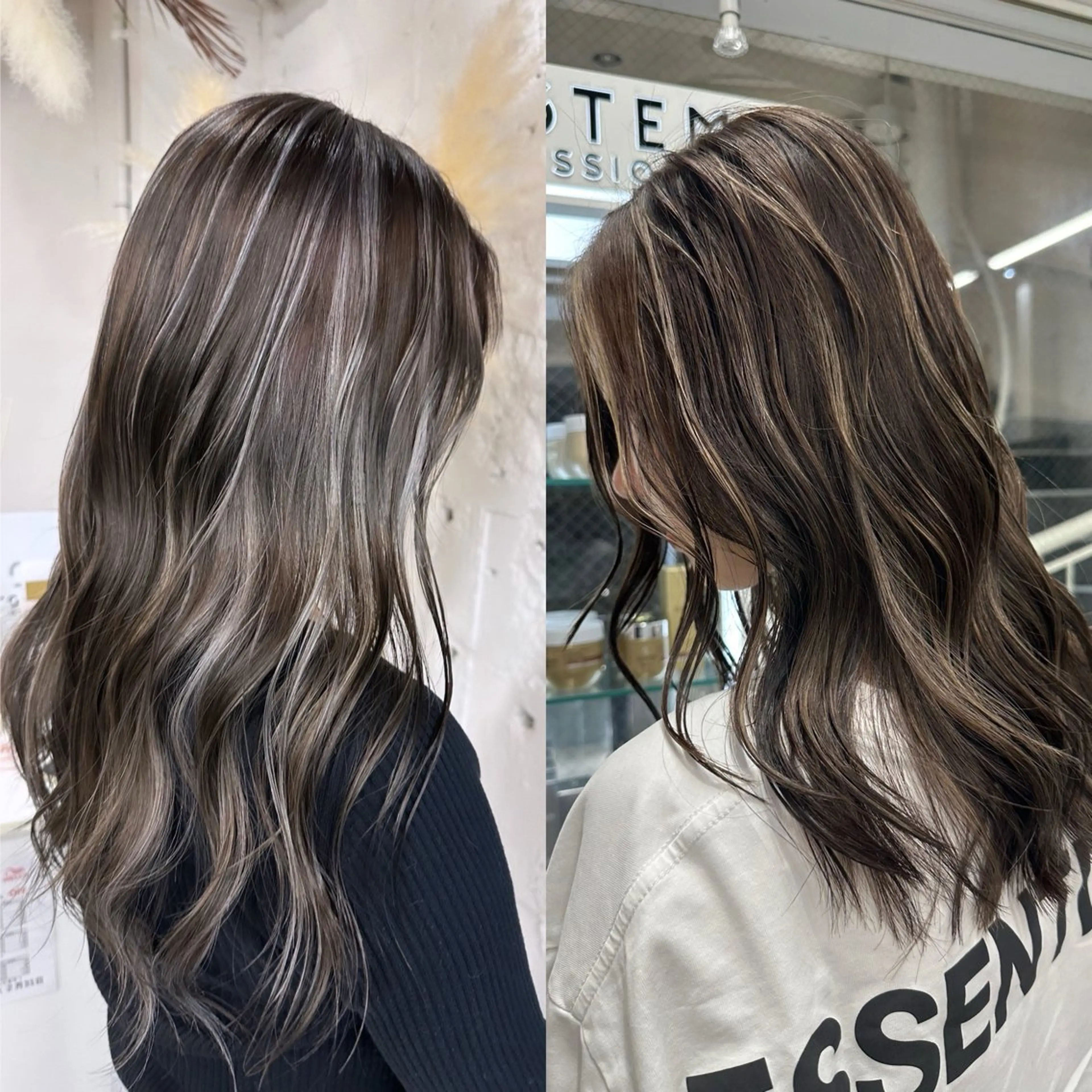 セミロング カラー ヘアアレンジ 久米 治仁のヘアスタイル
