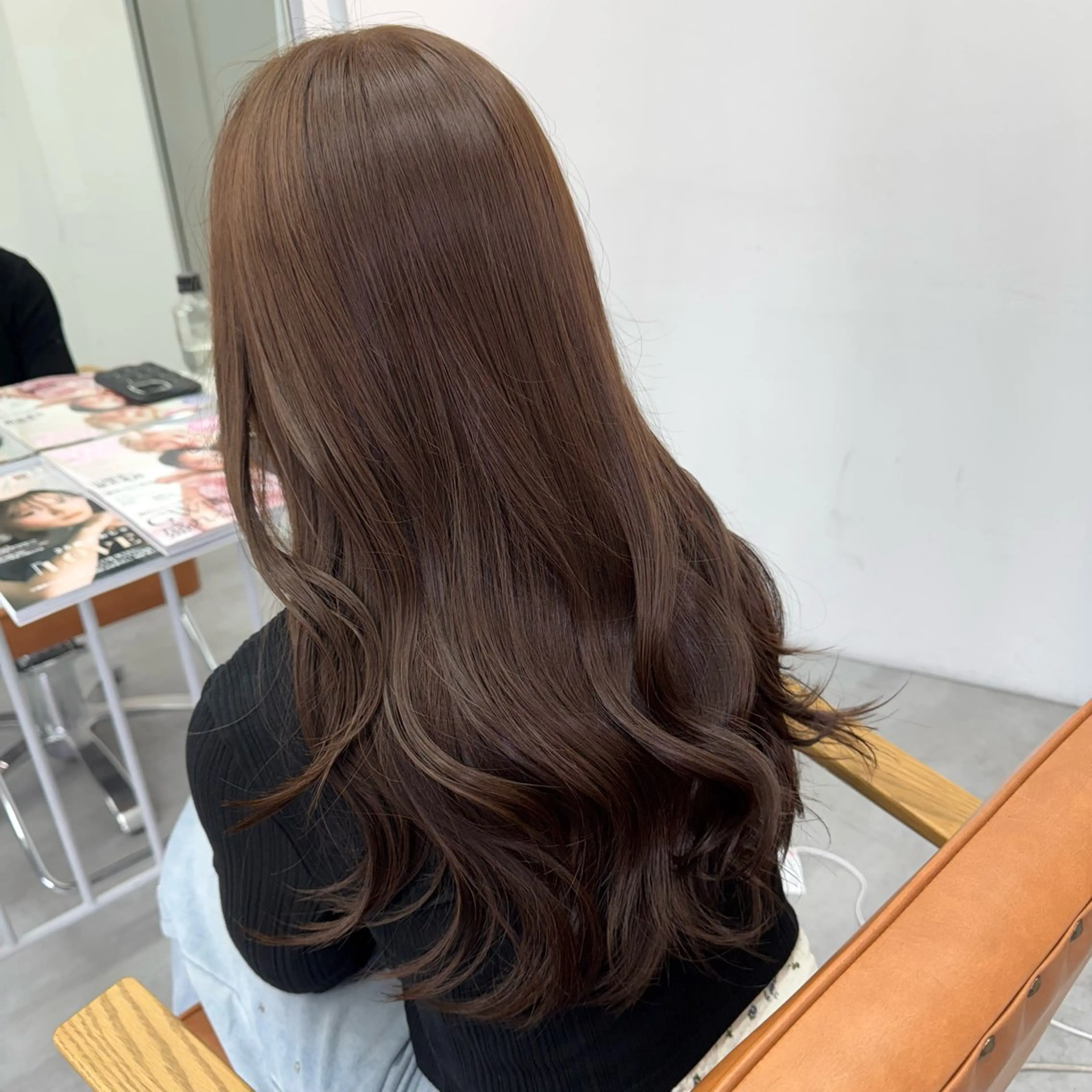 ロング カラー ヘアアレンジ ヘアカラー ブリーチなしカラー /新百合ヶ丘/安形翔のヘアスタイル