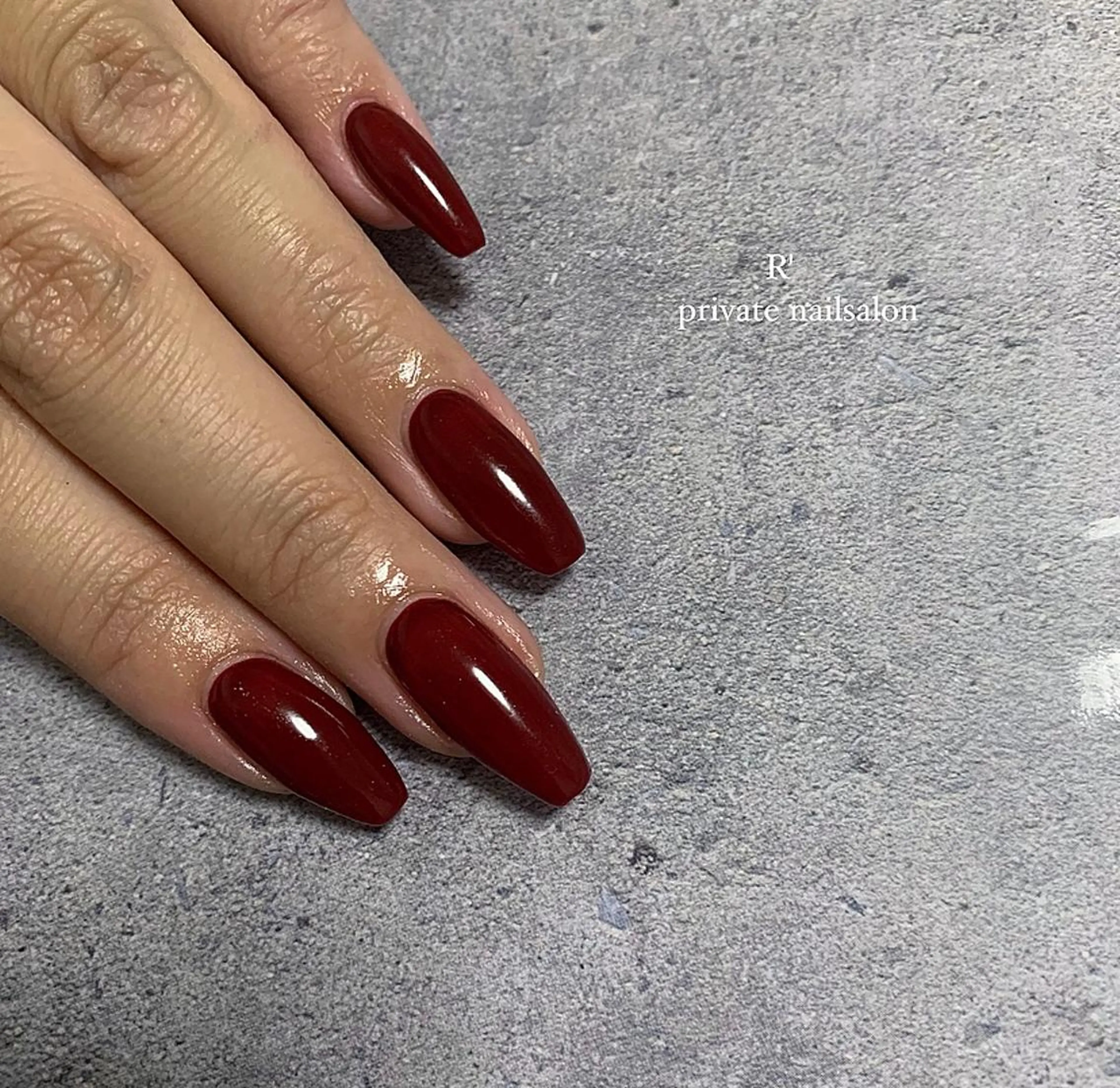 ネイル ボルドー Bersinar nail(rina)のネイルデザイン