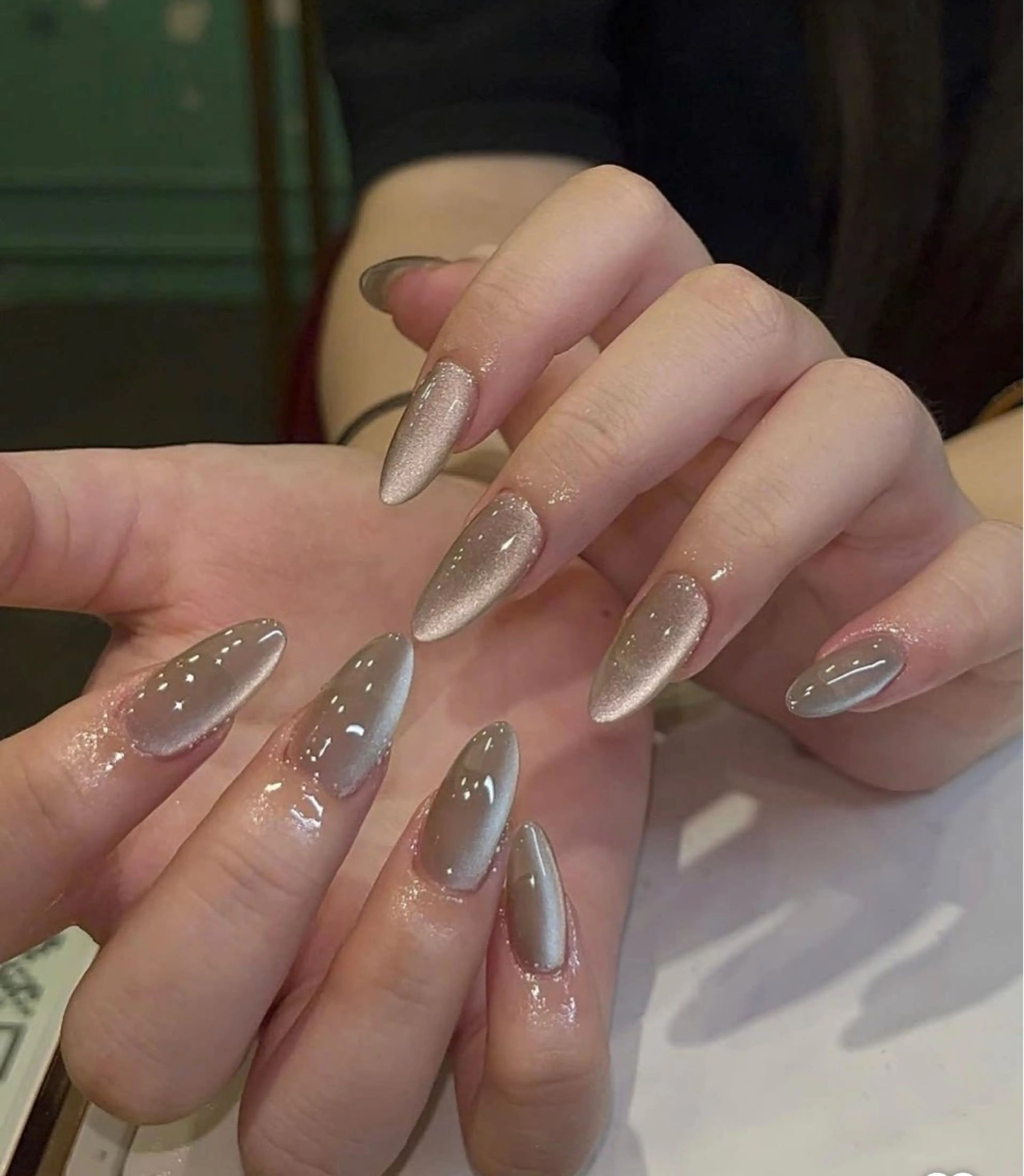 ネイル マグネットネイル ハンドネイル sora ❄️のネイルデザイン