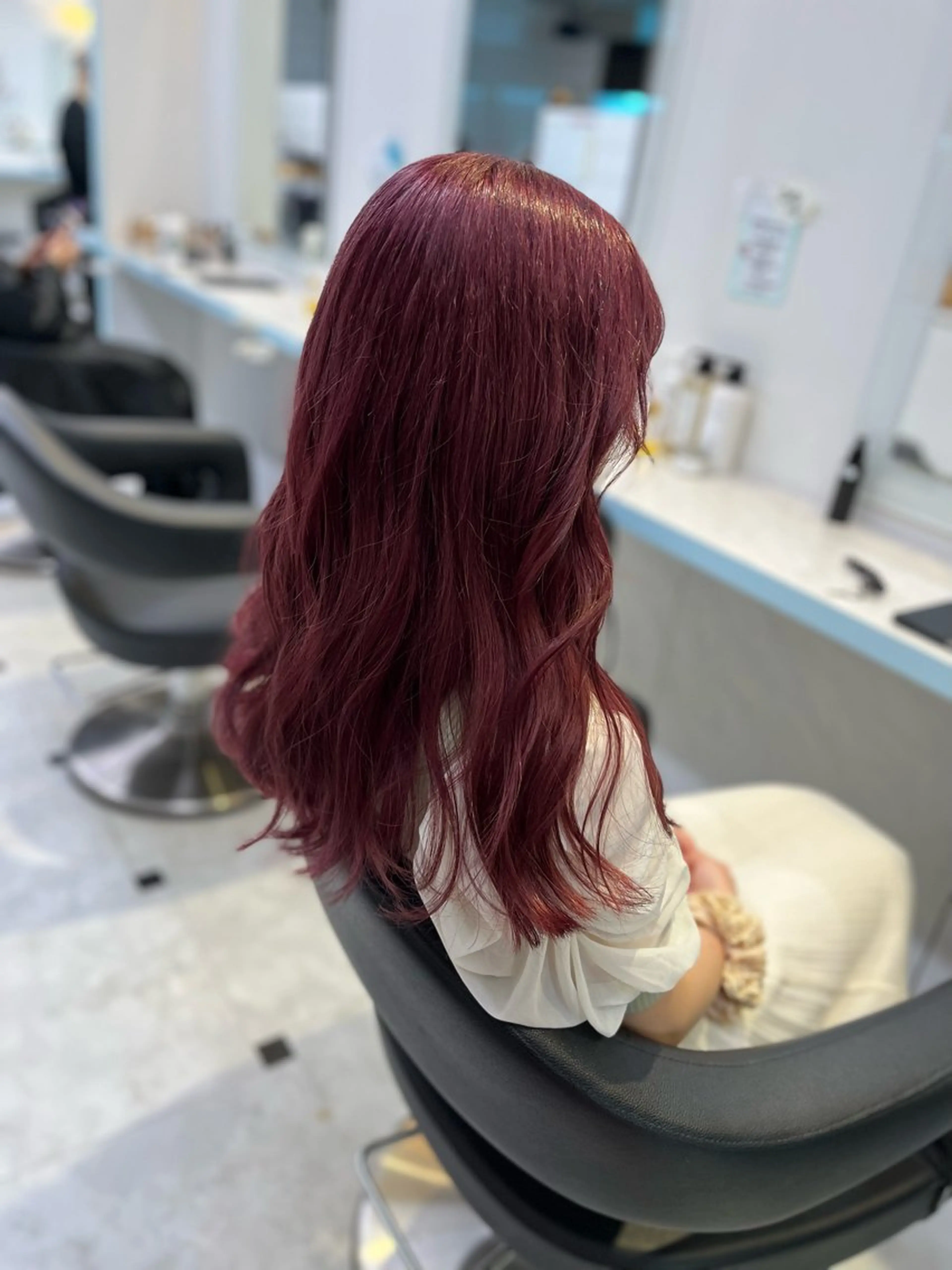 セミロング カラー ヘアアレンジ 愛されカラー🩷 はるなのヘアスタイル