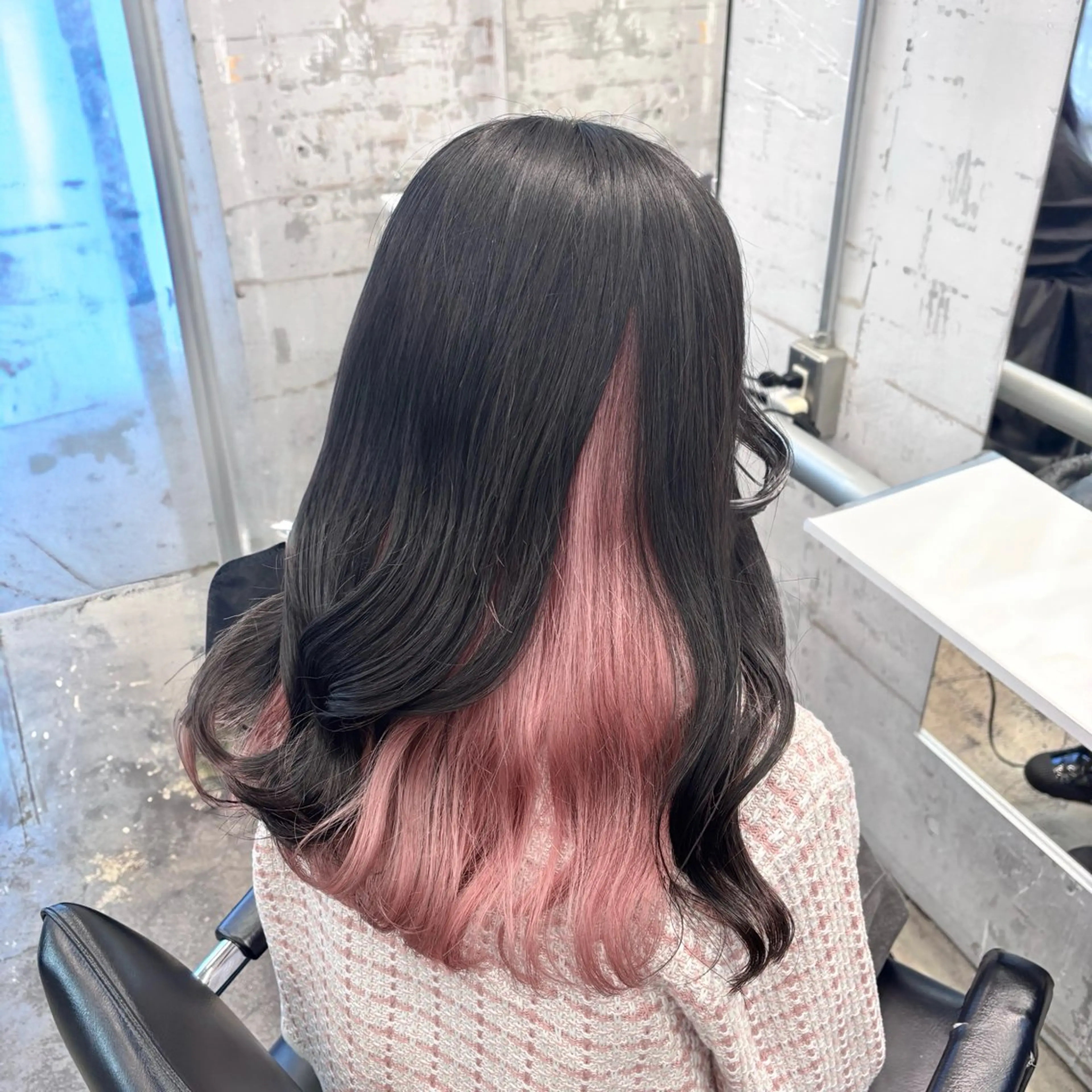 ロング カラー ヘアアレンジ ブリーチ 🎀モテ暖色× エクステ🎀あかりのヘアスタイル