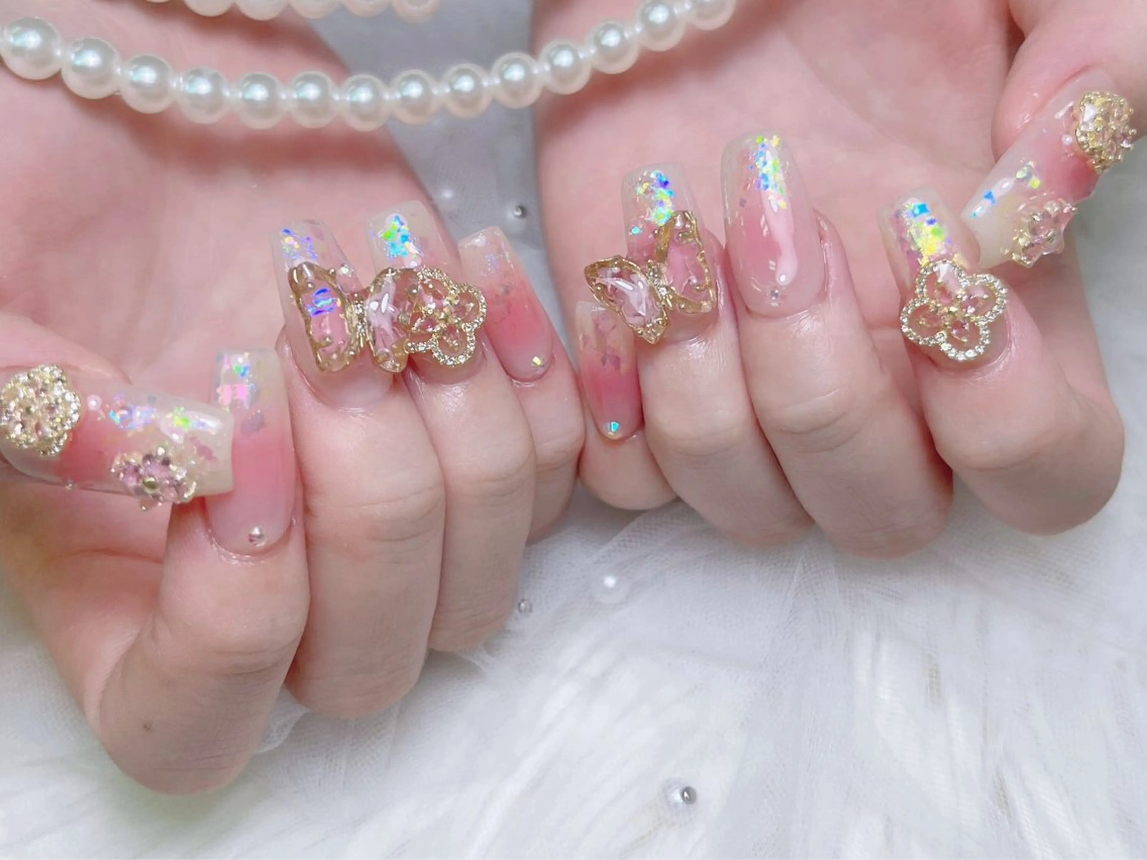 ネイル 持ち込み ネイルチップ ハンドネイル lucky nail 歌舞伎町のネイルデザイン