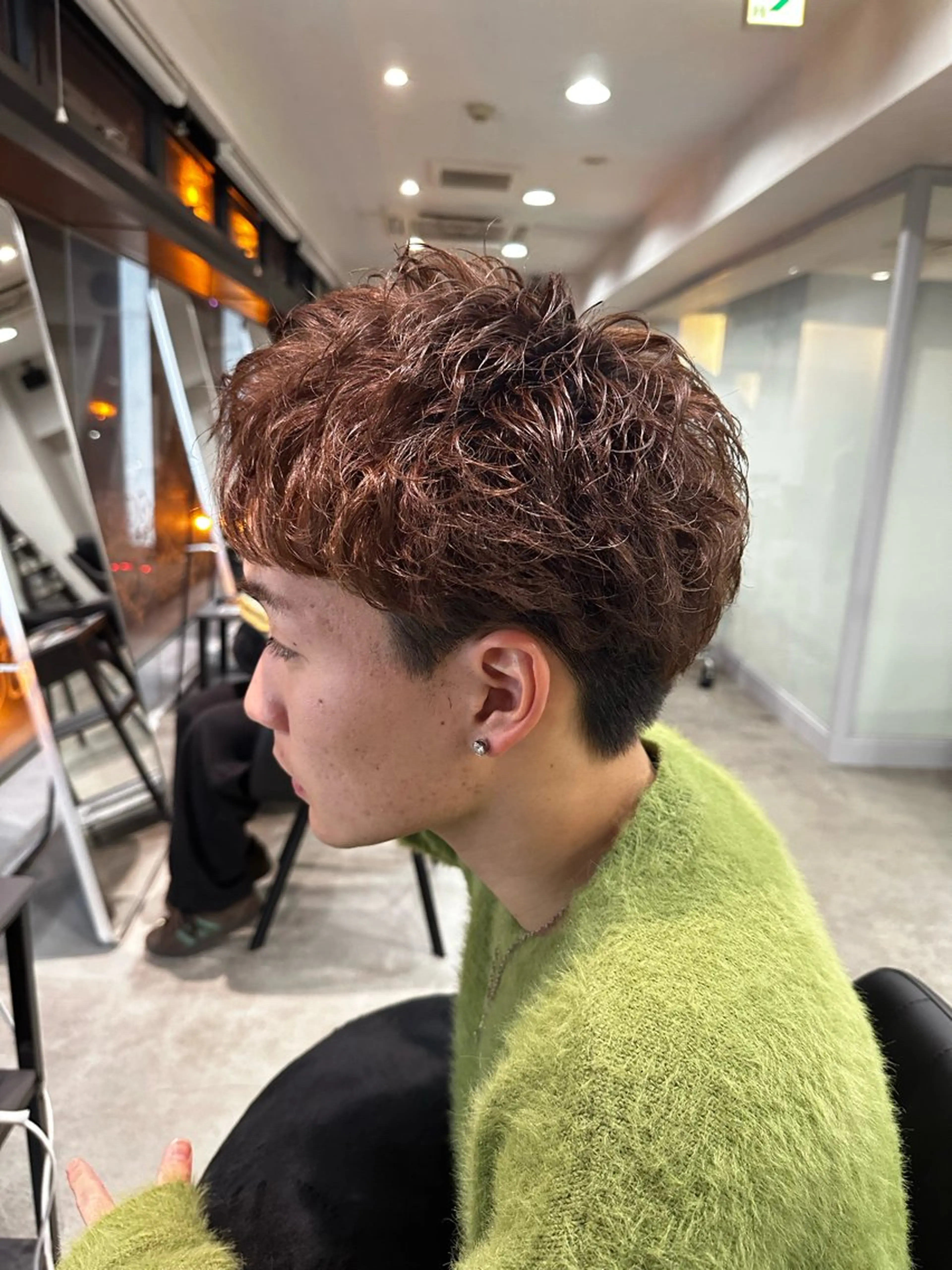 ヘアアレンジ メンズ ヘアセット メンズカット/シャド ウパーマ/URYUのヘアスタイル