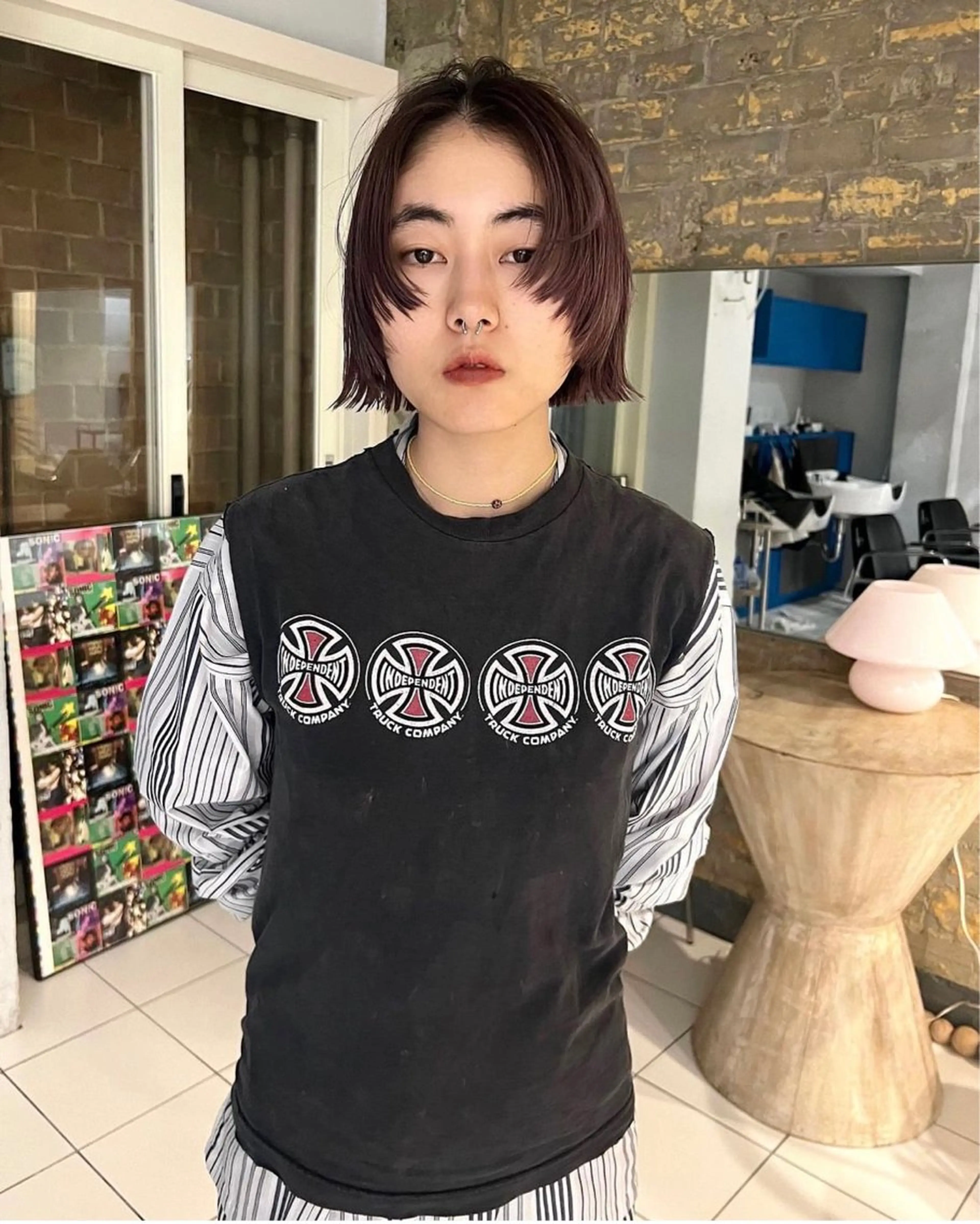 ショート カラー ボブ シャギー 丹治 一輝ボブ/ショートのヘアスタイル