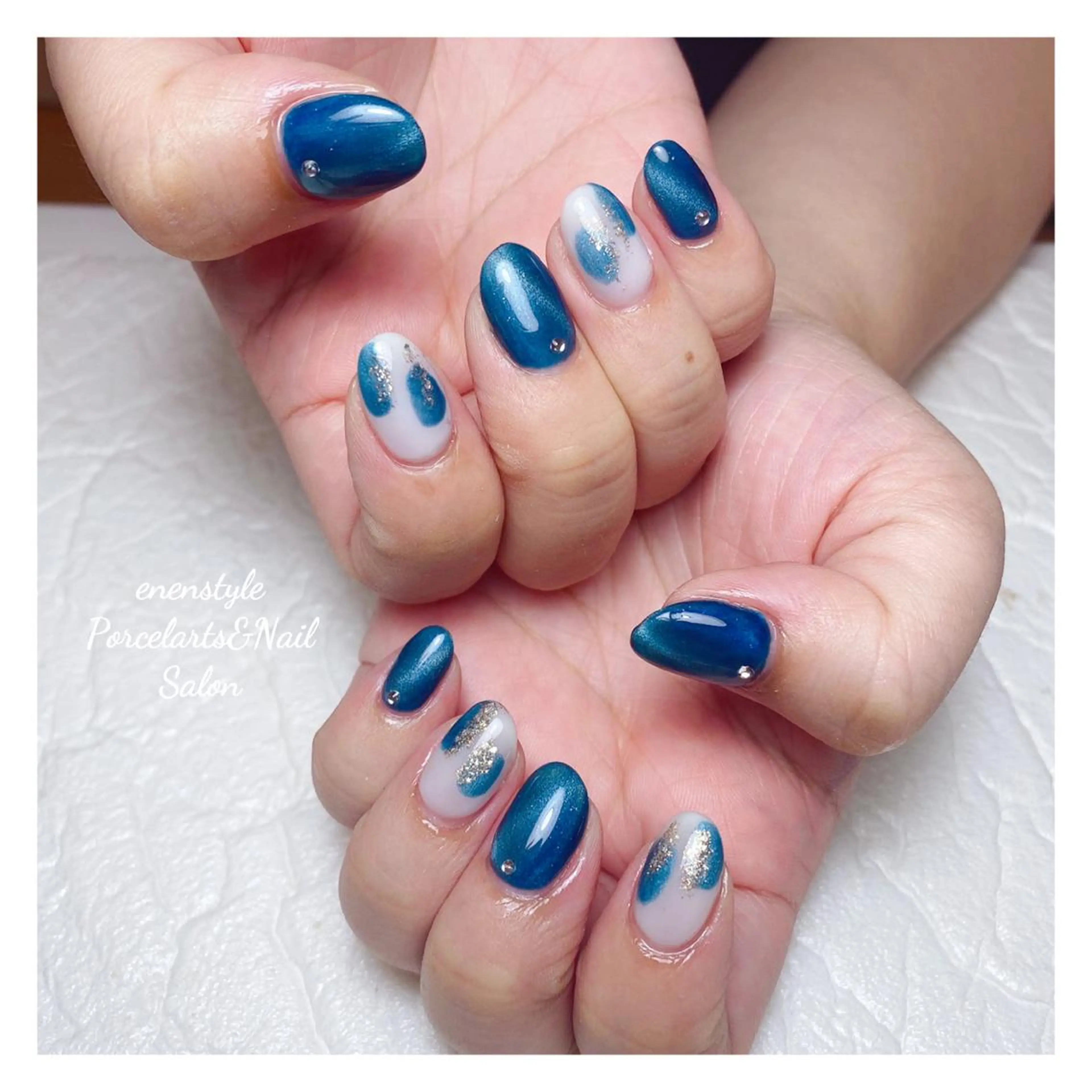 ミディアム ネイル 👑enen style👑のネイルデザイン