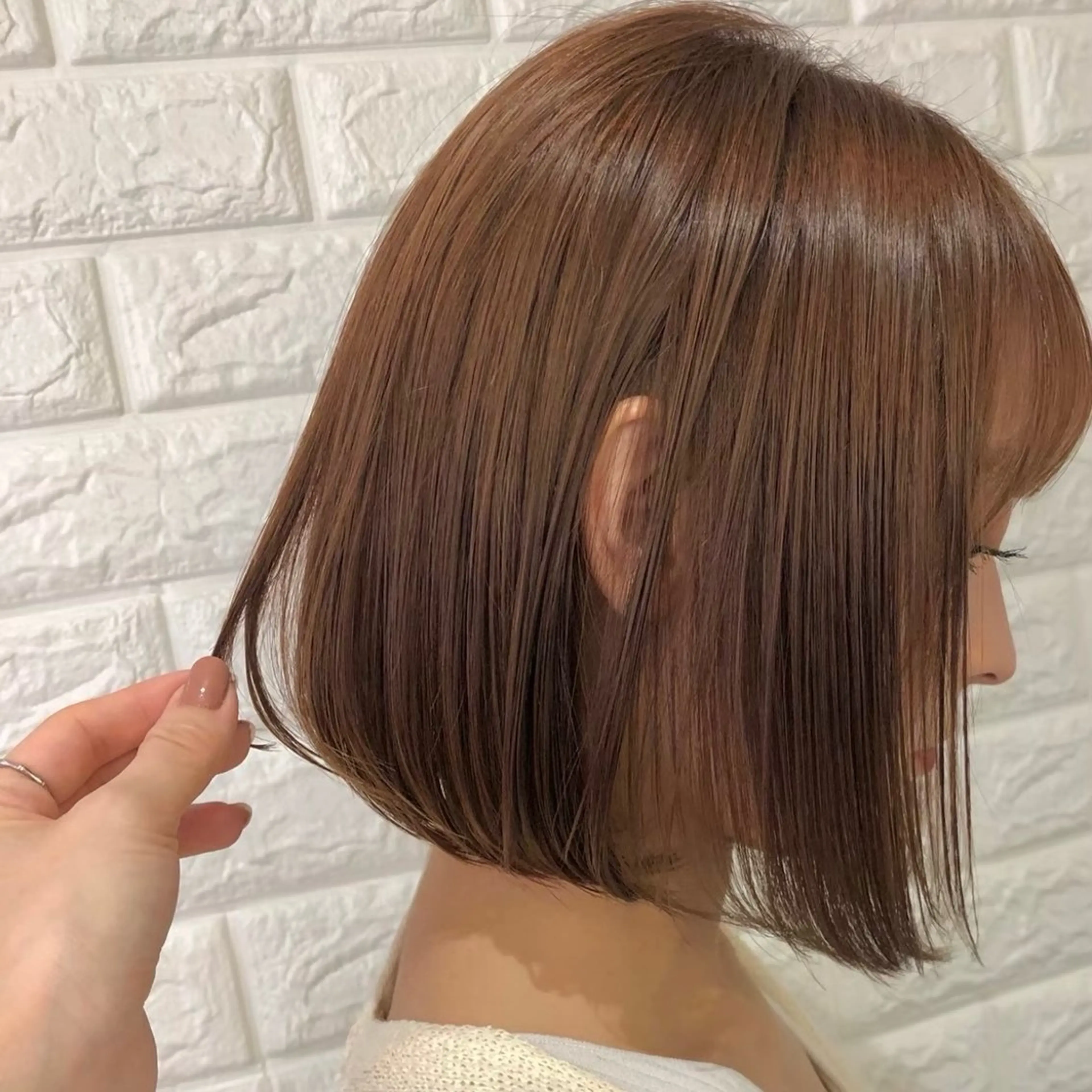 ショート 韓国ヘア/艶髪/ 透明感カラー/つぐみのヘアスタイル