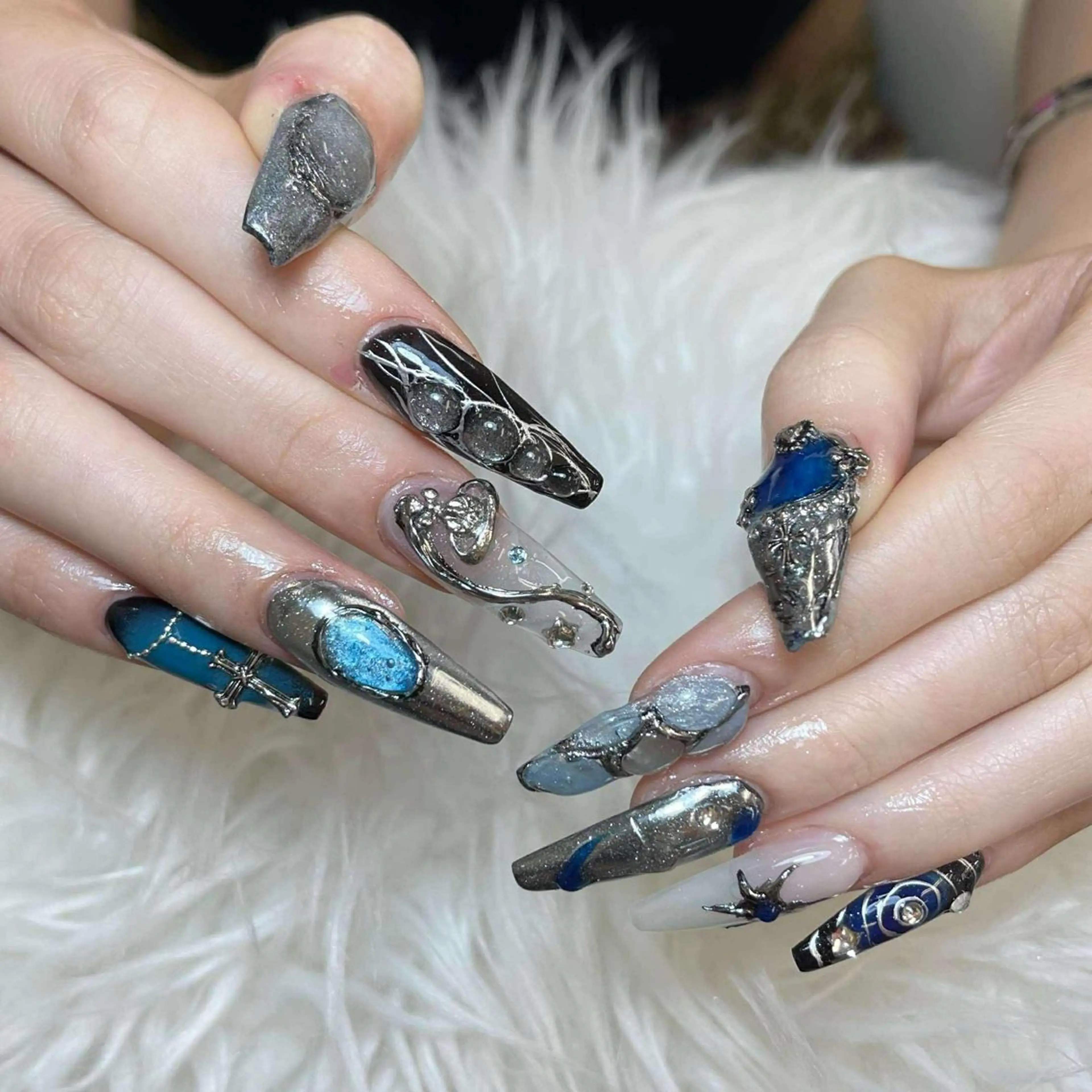 ネイル ハンドネイル ANH NAIL ゴテゴテ専門店💎のネイルデザイン