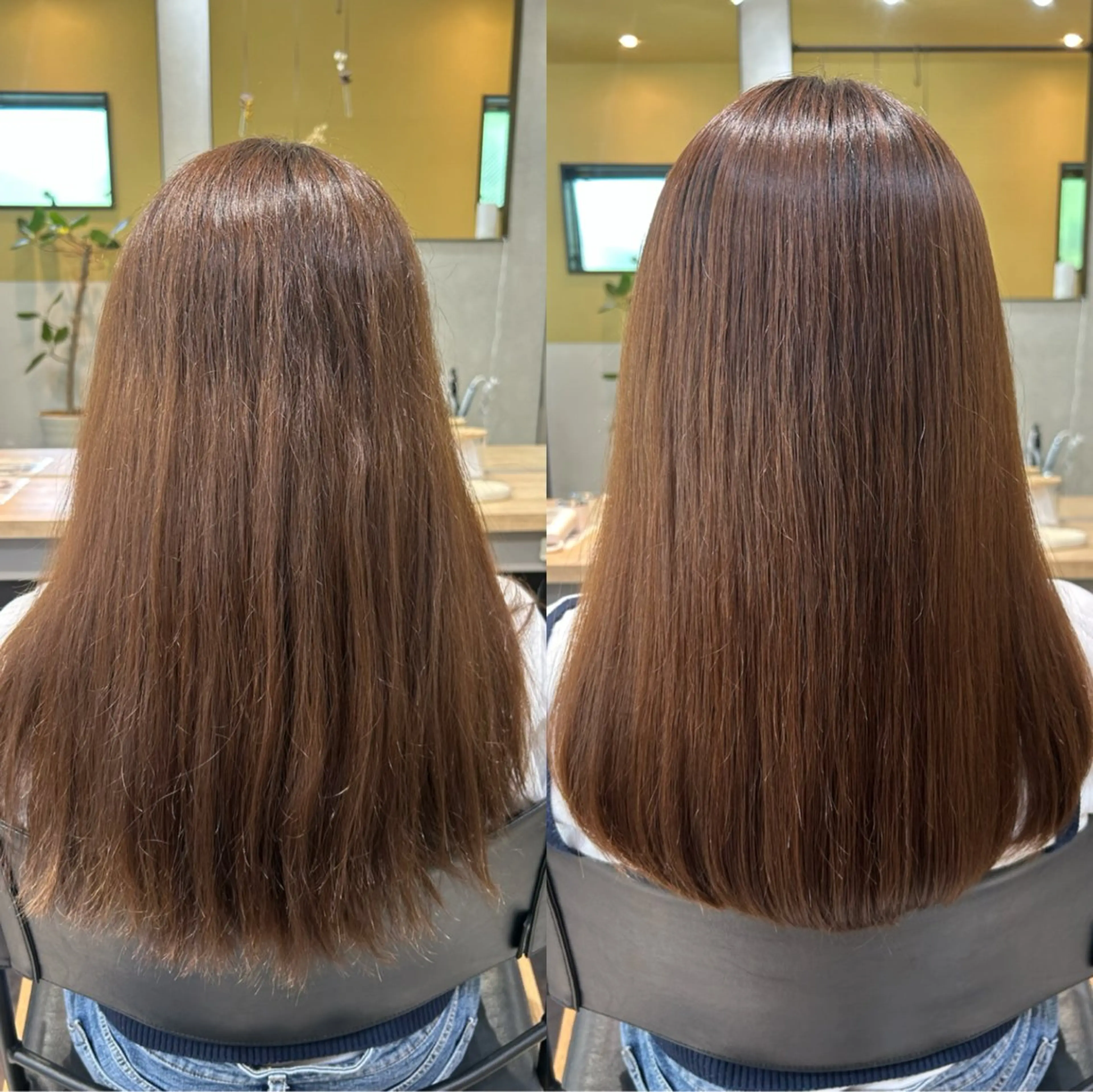 ロング パーマ 髪質改善 ストレートパーマ カット 縮毛矯正 トリートメント hub hair レイヤー/透明感のヘアスタイル