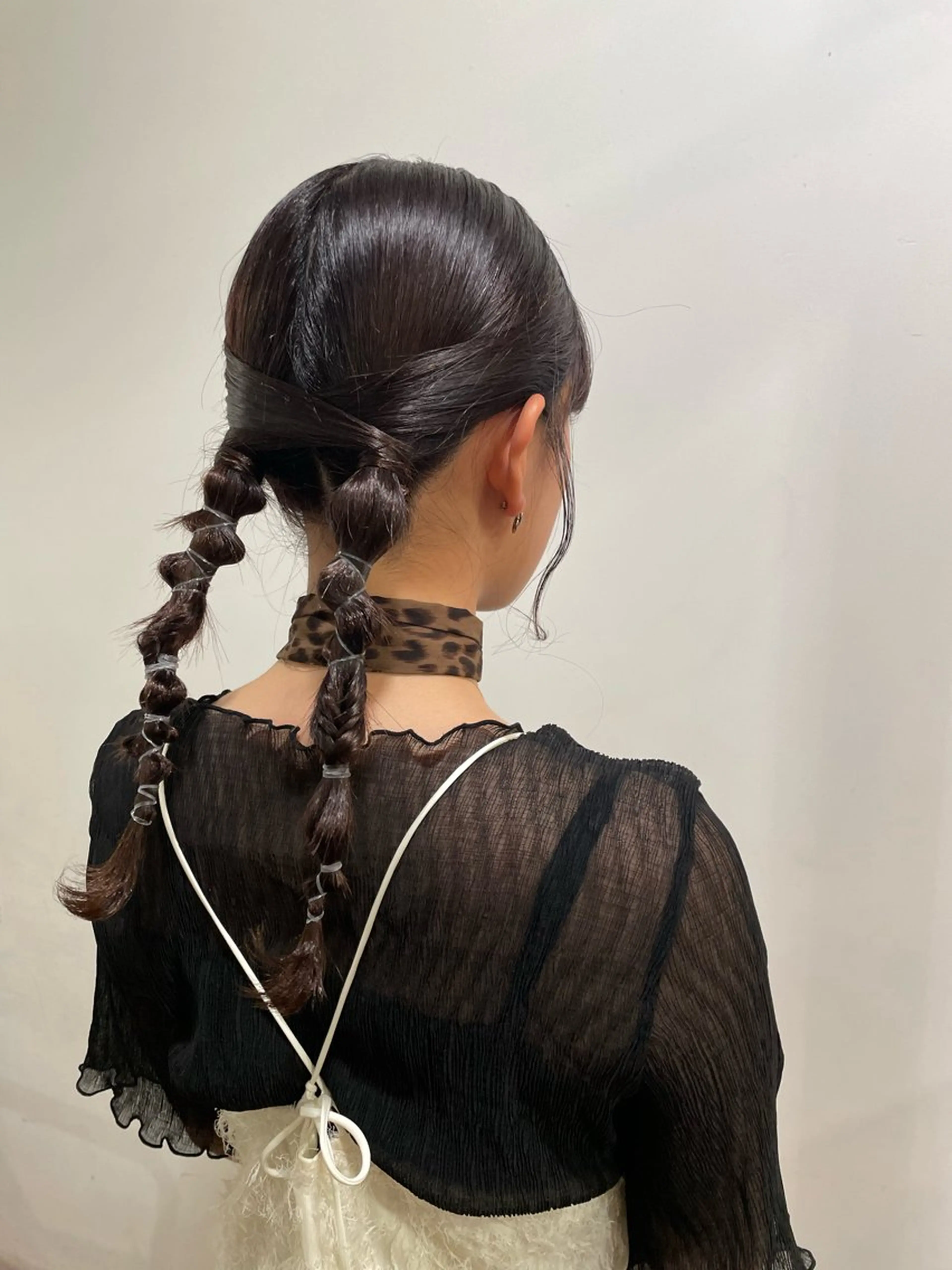 セミロング オオシマ ミユのヘアスタイル