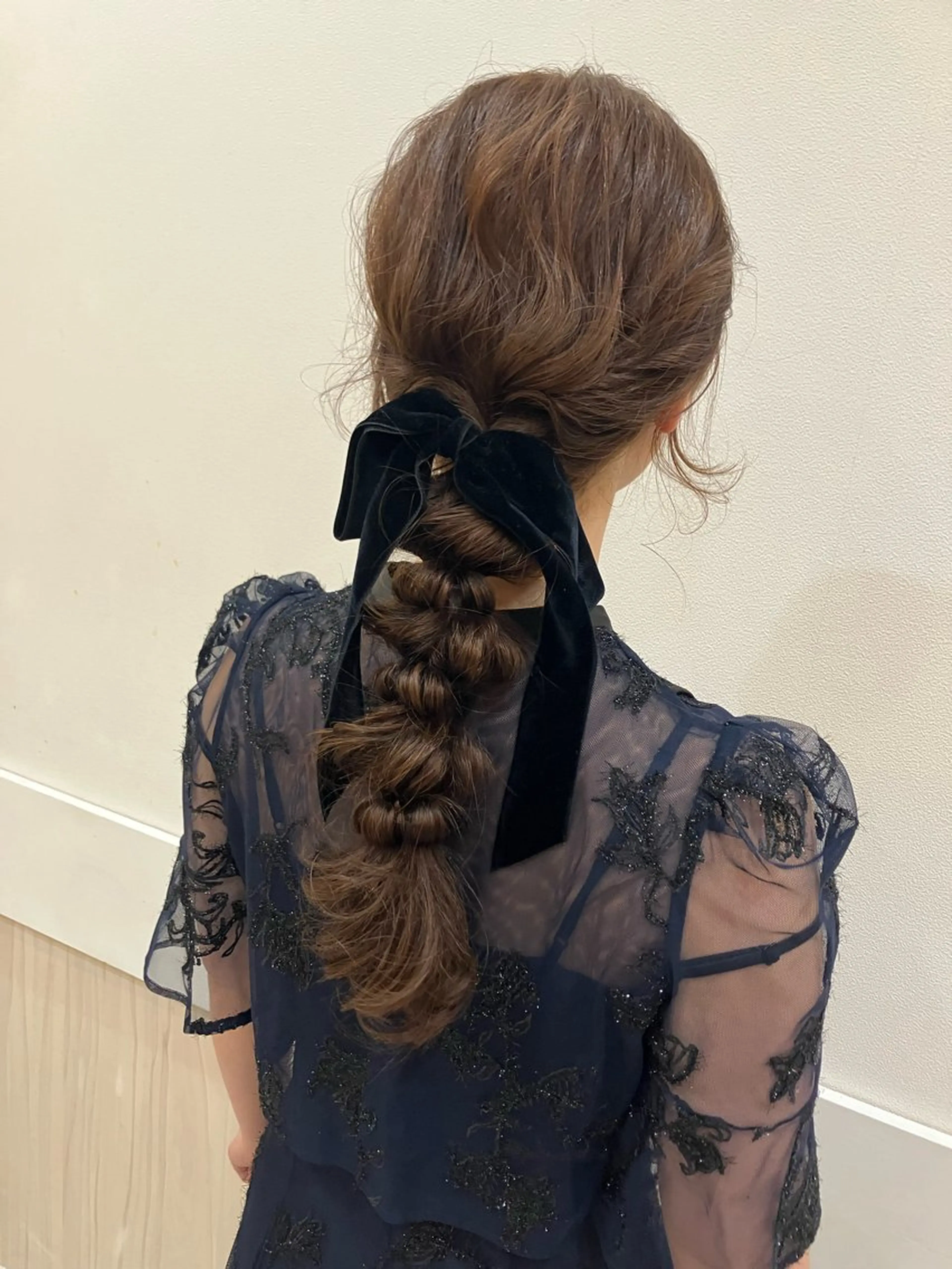 セミロング ヘアセット yukari 艶髪ヘアのヘアスタイル