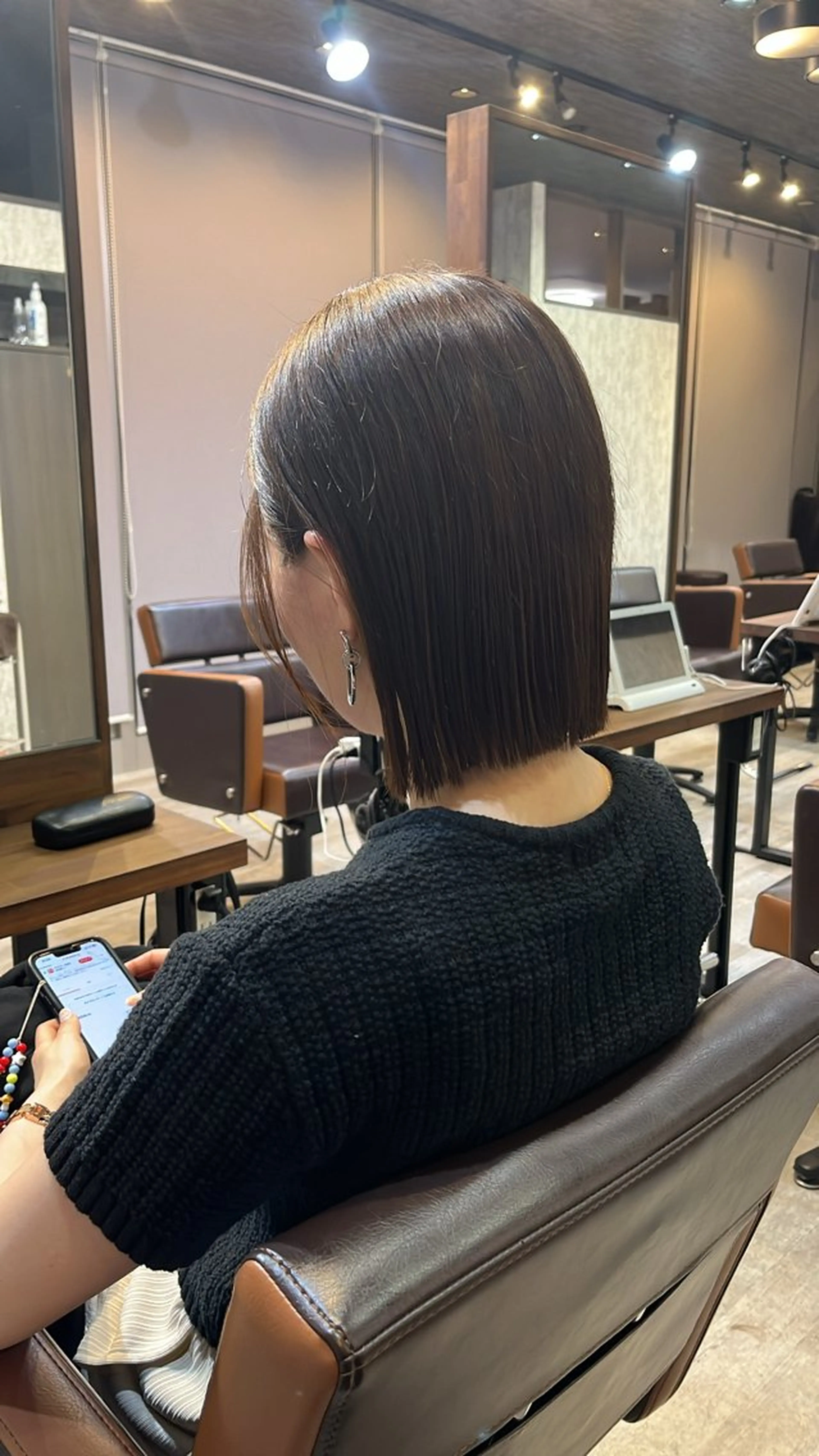ショート ボブ くびれヘア 髪質改善 韓国風ヘア レイヤーカット カット ヘアカラー トリートメント nagi所属・横田直也/韓国風 レイヤーカット/千種のヘアスタイル
