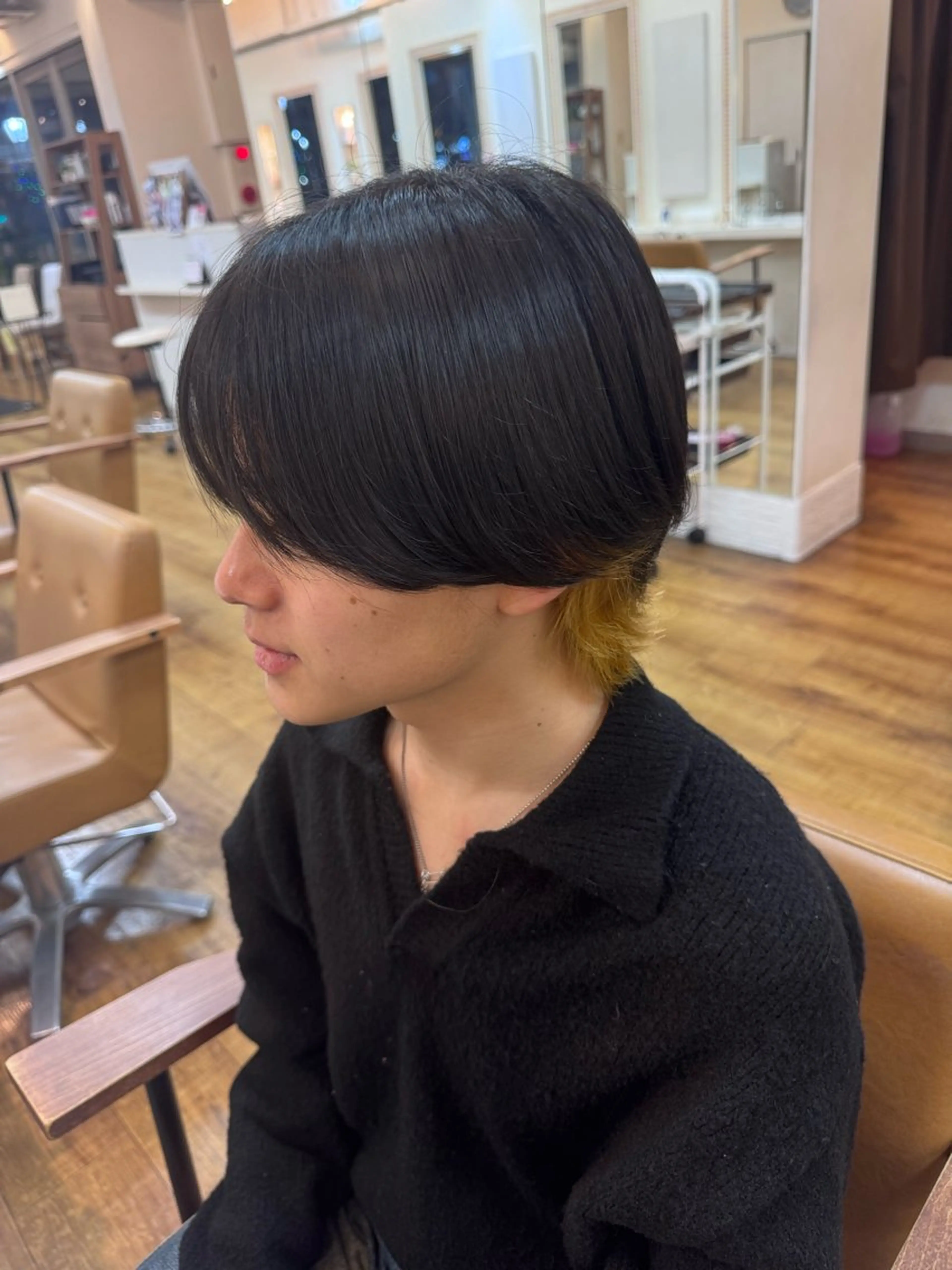 メンズ ヘアカラー 森 千明のヘアスタイル