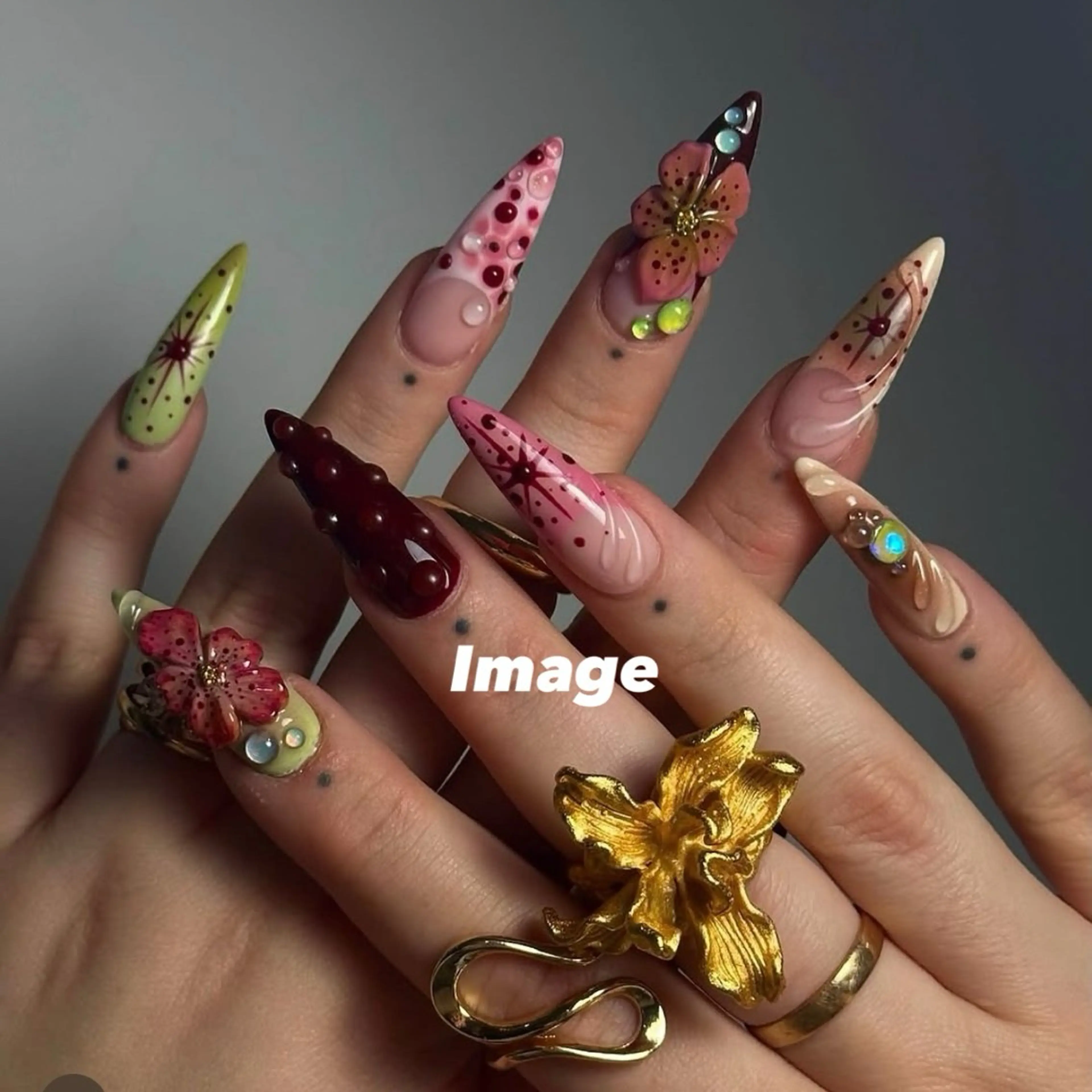 ネイル ロングネイル Nail salon Euphoriaのネイルデザイン