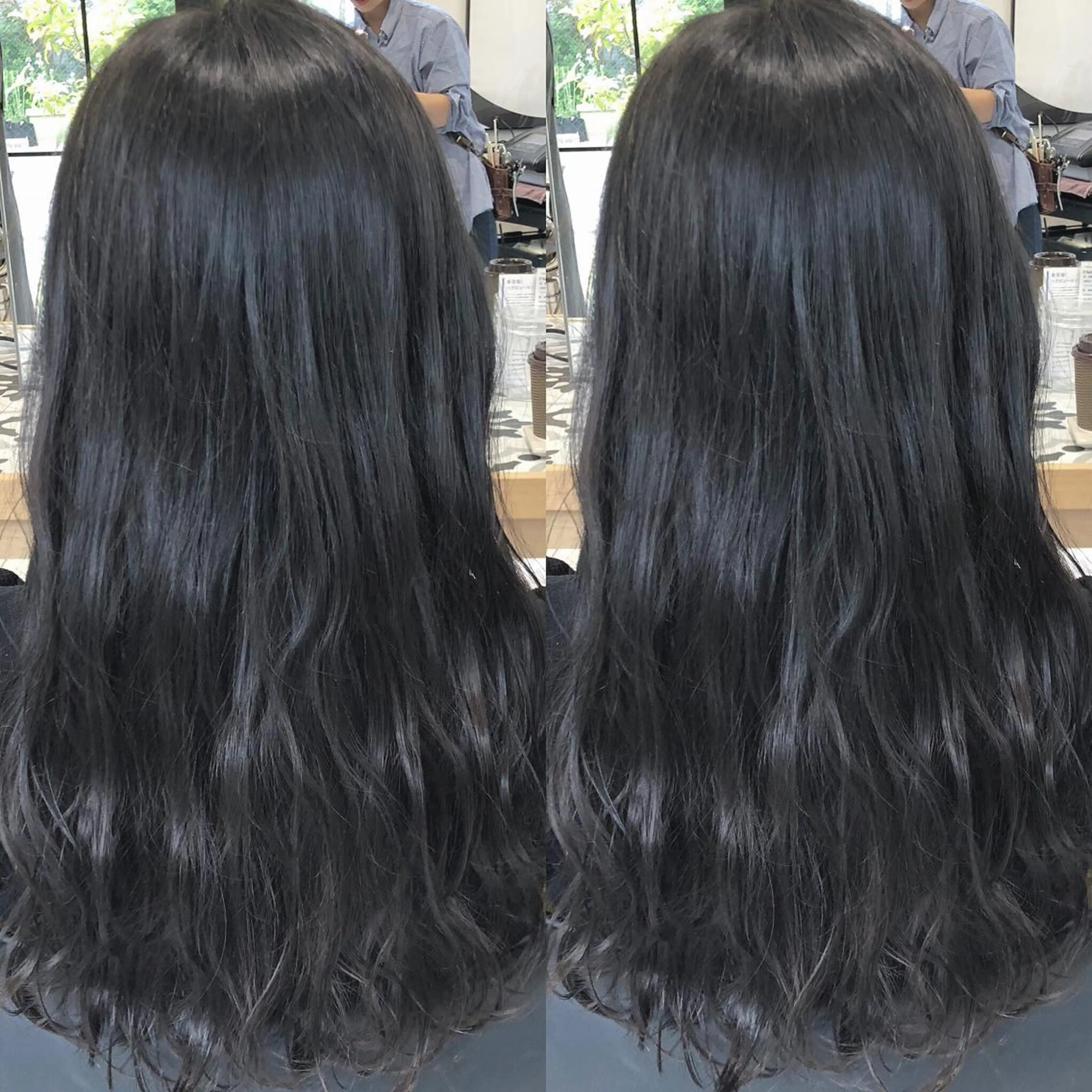 ロング カラー 荒木 依莉亜のヘアスタイル