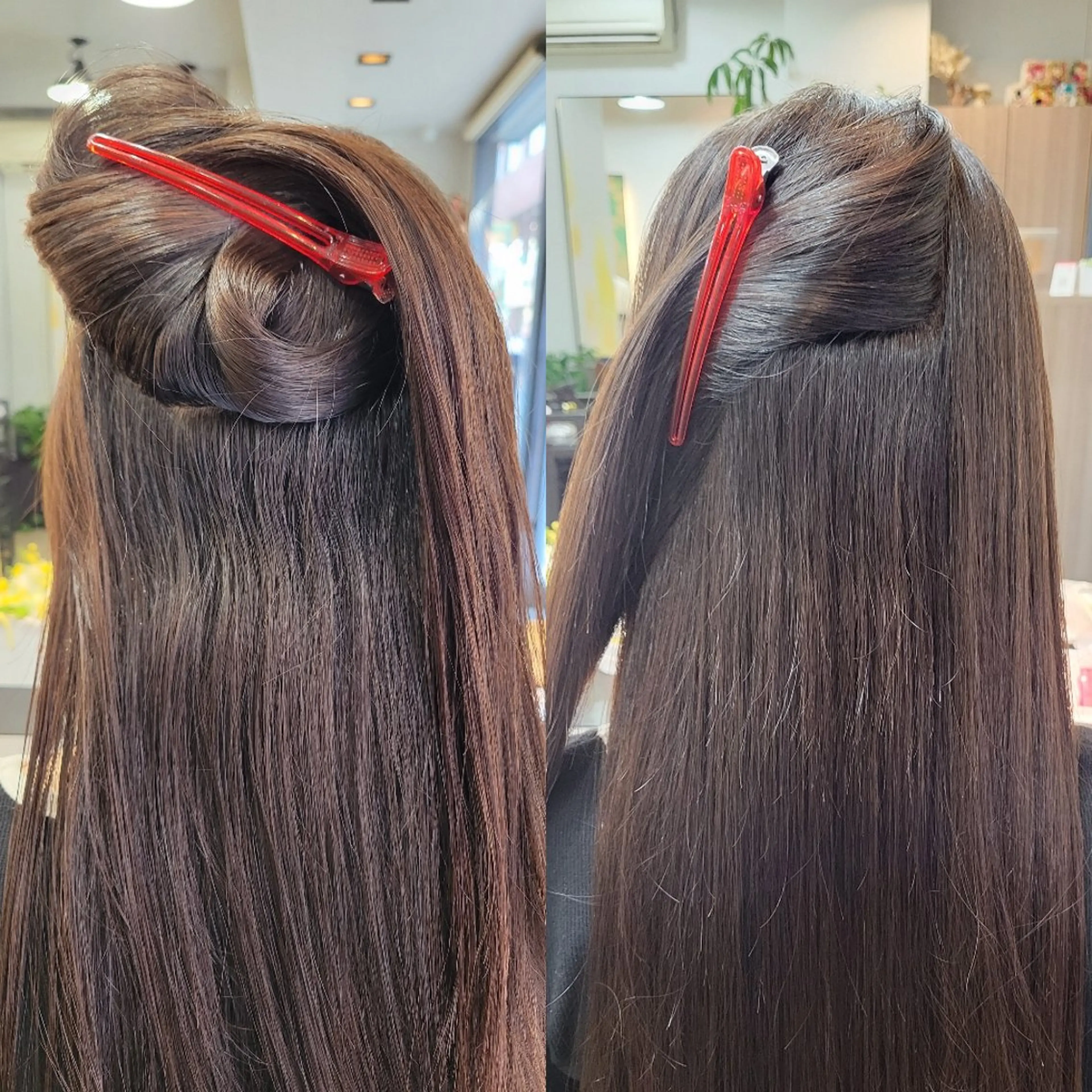 ロング 縮毛矯正 トリートメント 野村 果音(カノン)のヘアスタイル