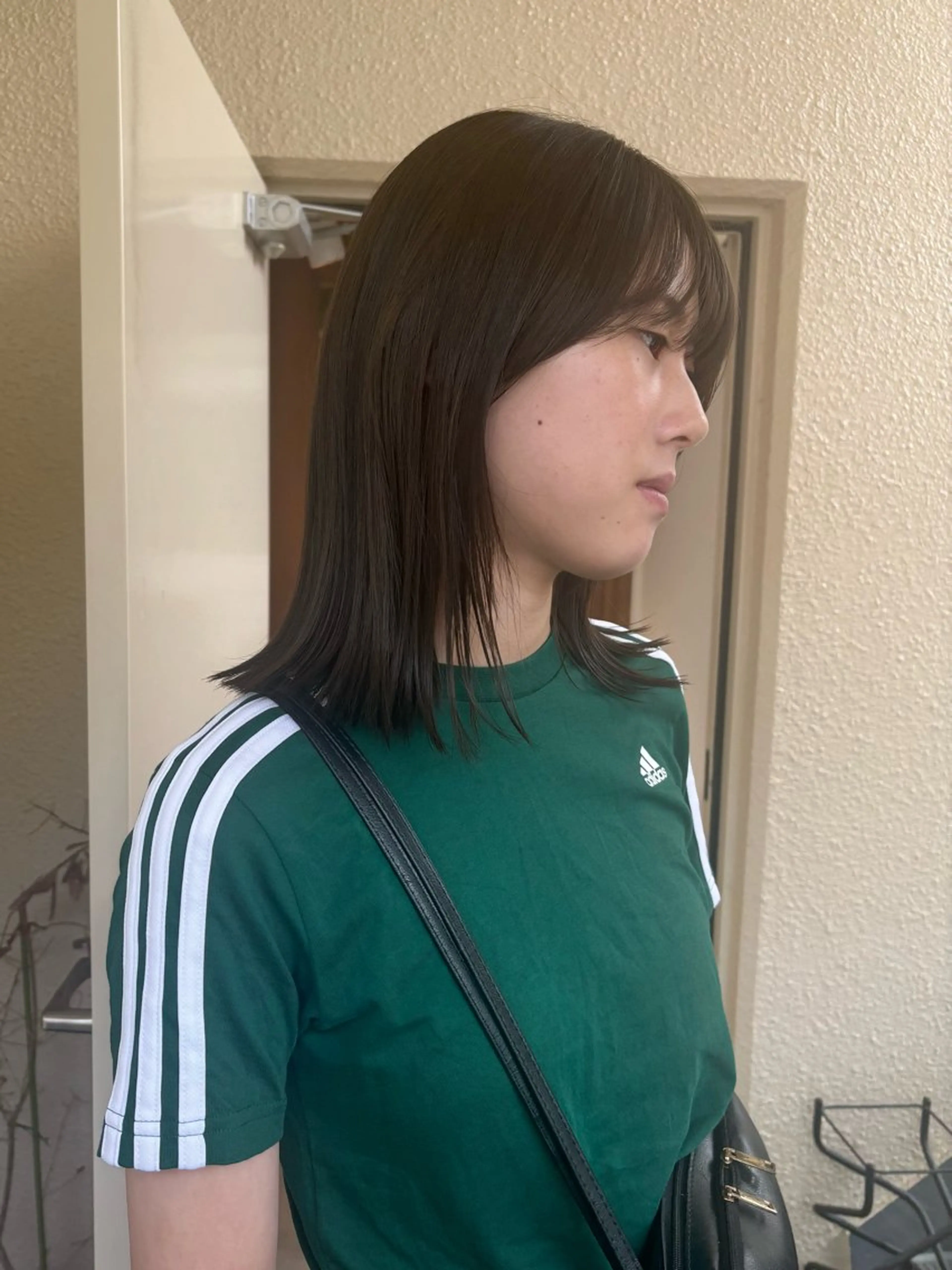 ミディアム カラー ミディアムパーマ アッシュ ベージュカラー 透明感カラー ラベンダーカラー カット ヘアカラー トリートメント ヘッドスパ mei｜顔まわり ×透明感カラーのヘアスタイル