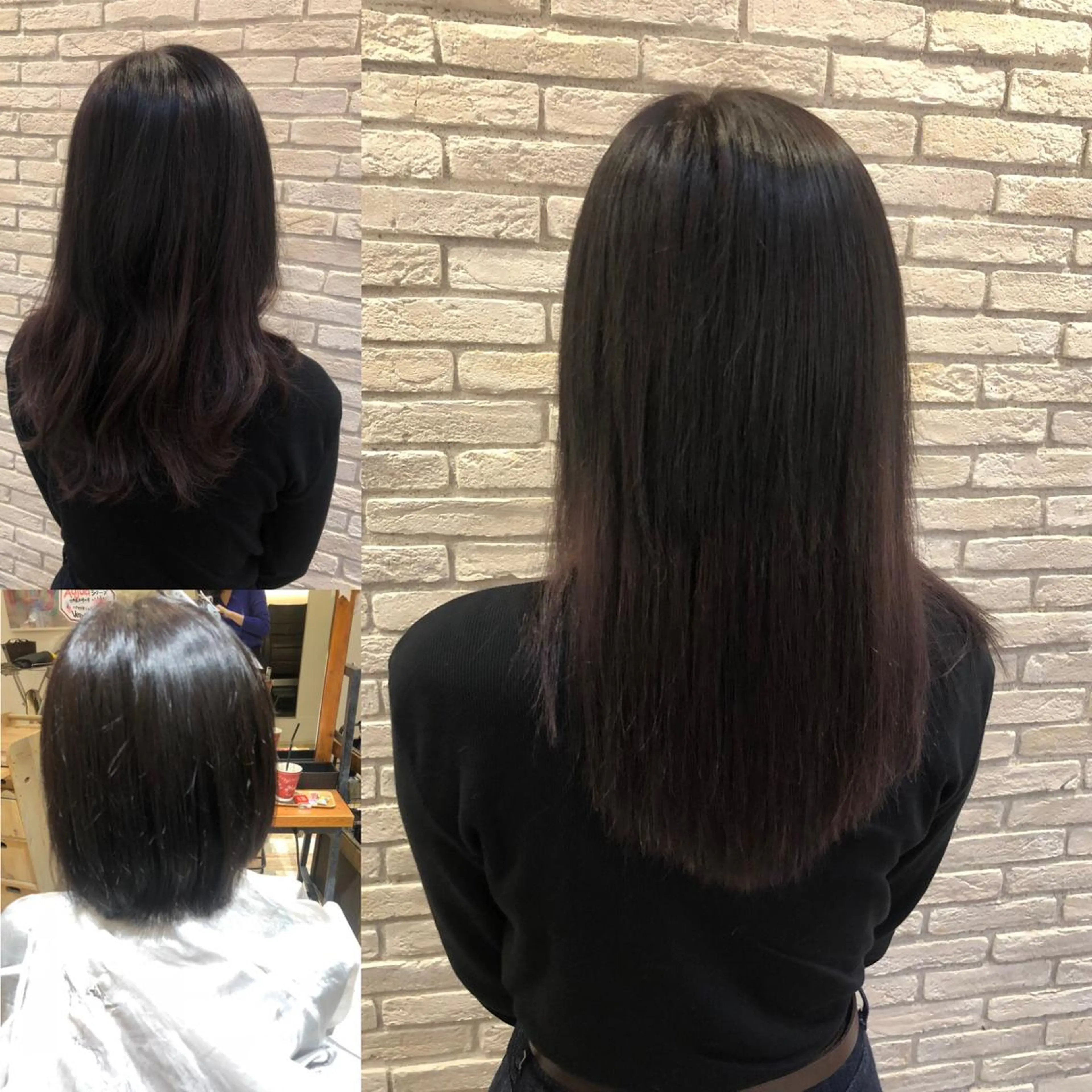 セミロング エクステ なかがわ せいかのマツエク・マツパデザイン