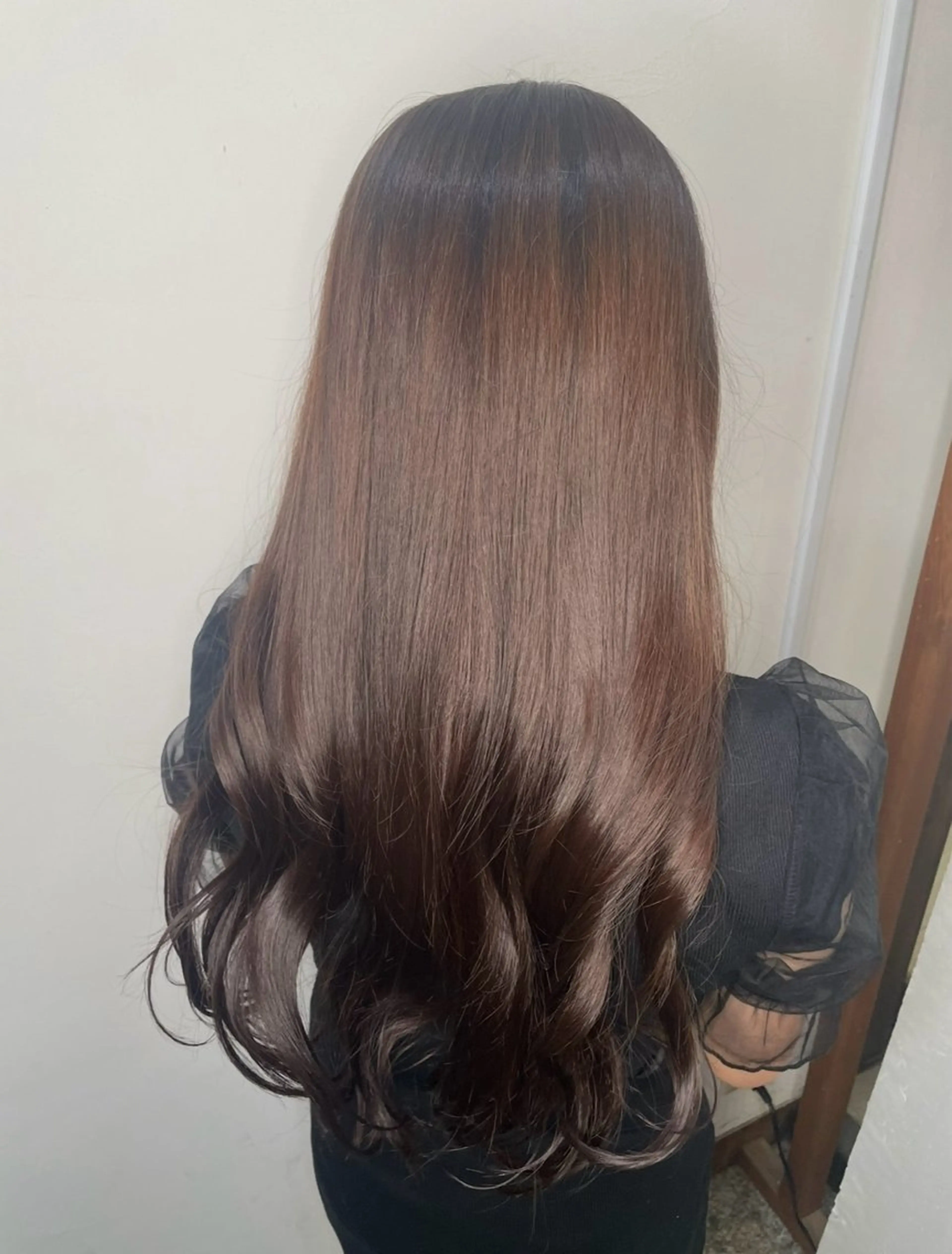 ロング レイヤーカット・水素 松井山手　齊藤　興のヘアスタイル