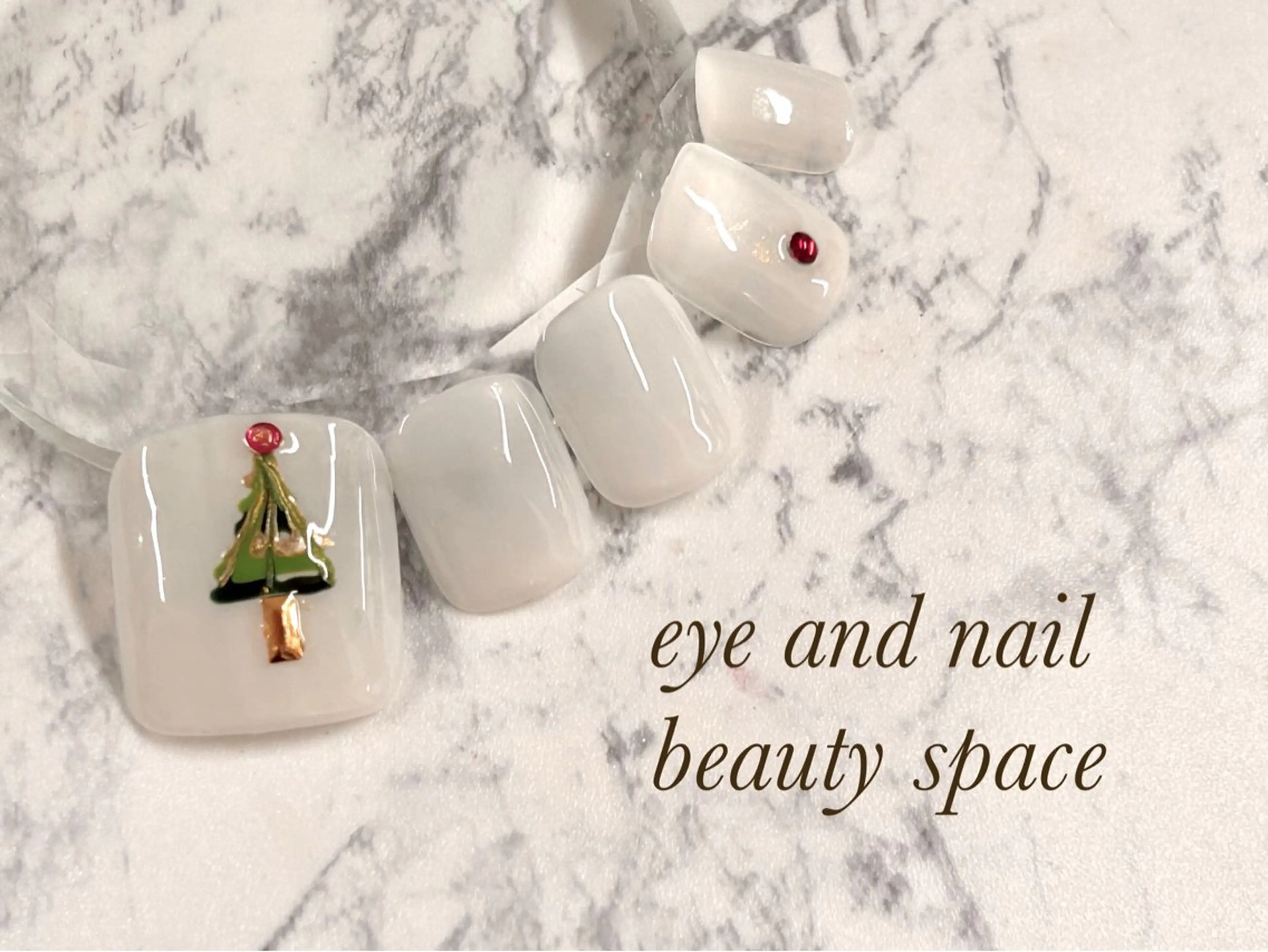 ネイル 冬ネイル クリスマス 杉山 ネイリストのネイルデザイン