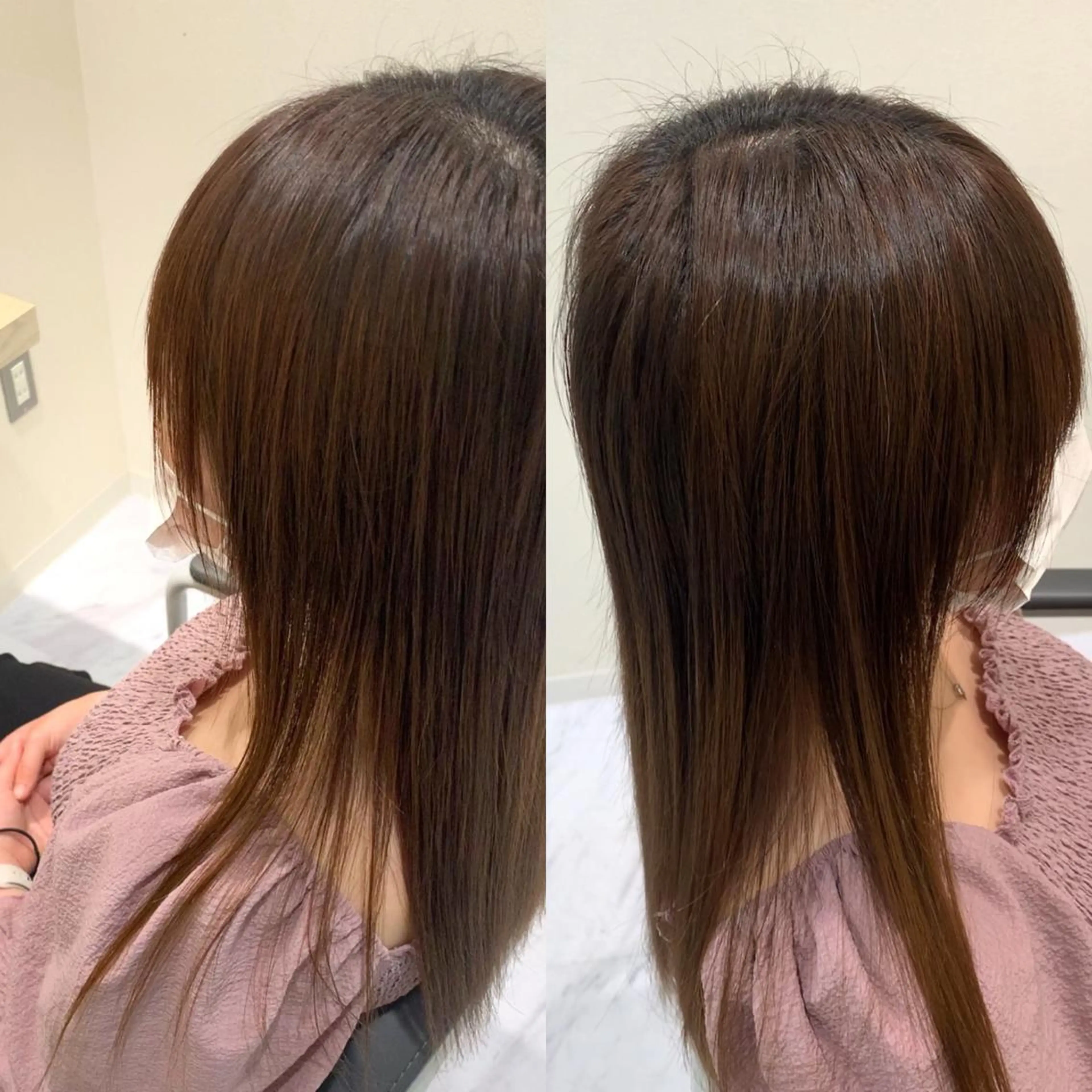 ミディアム カット ヘアカラー トリートメント 丹野 圭太のヘアスタイル