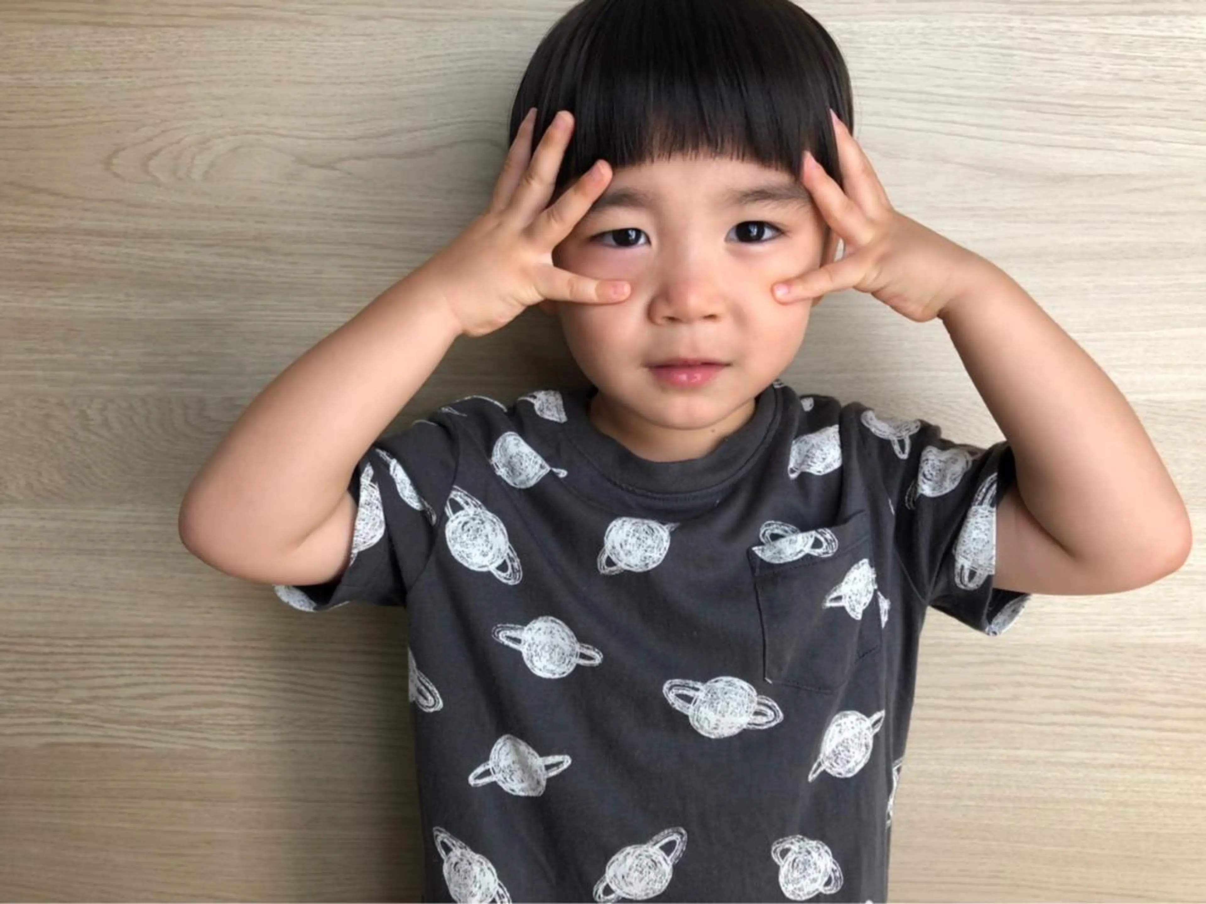 ショート メンズ キッズ 鶴﨑 美優亜のヘアスタイル