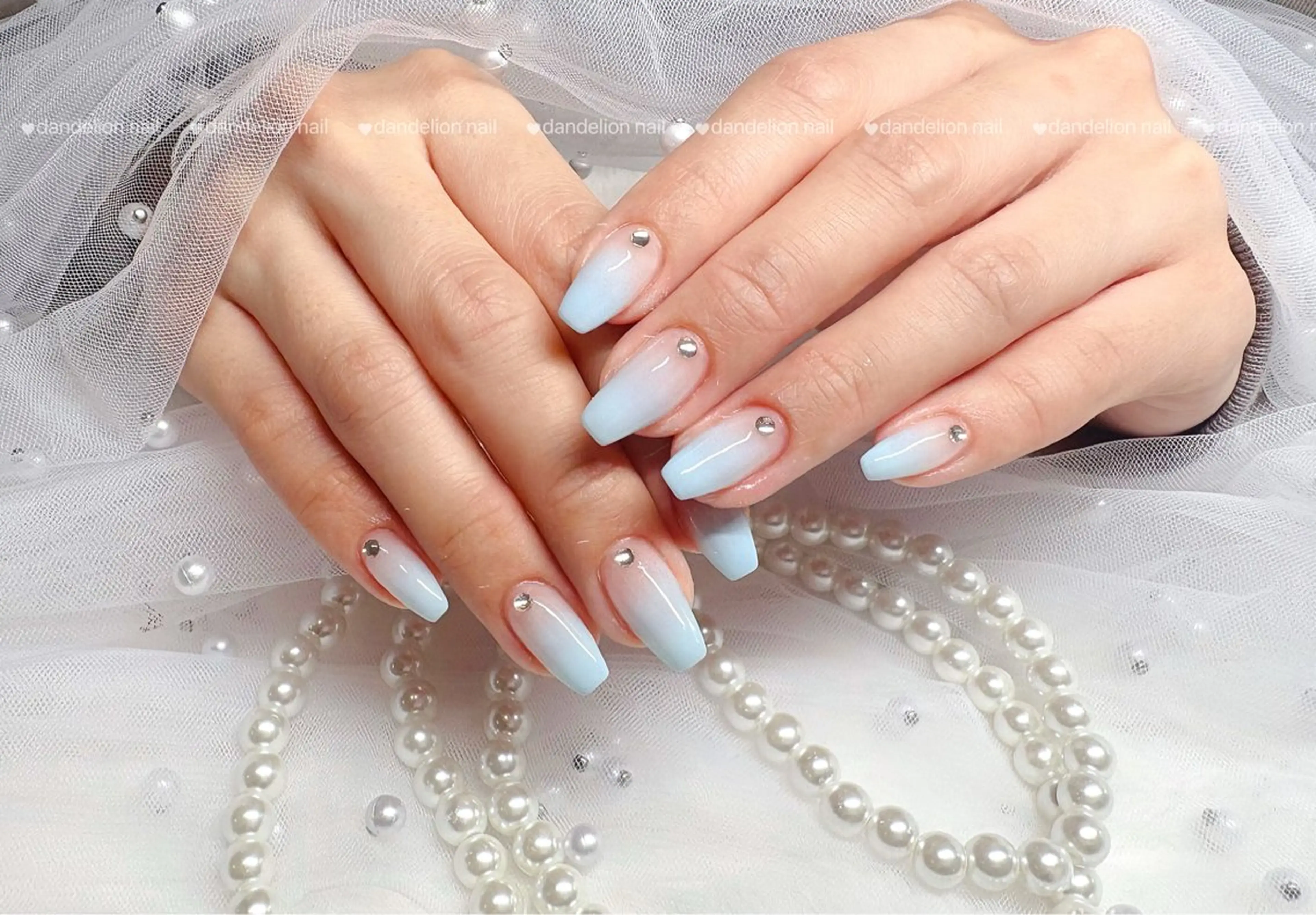 ネイル 卒業式 ハンドネイル dandelion nail北千住のネイルデザイン