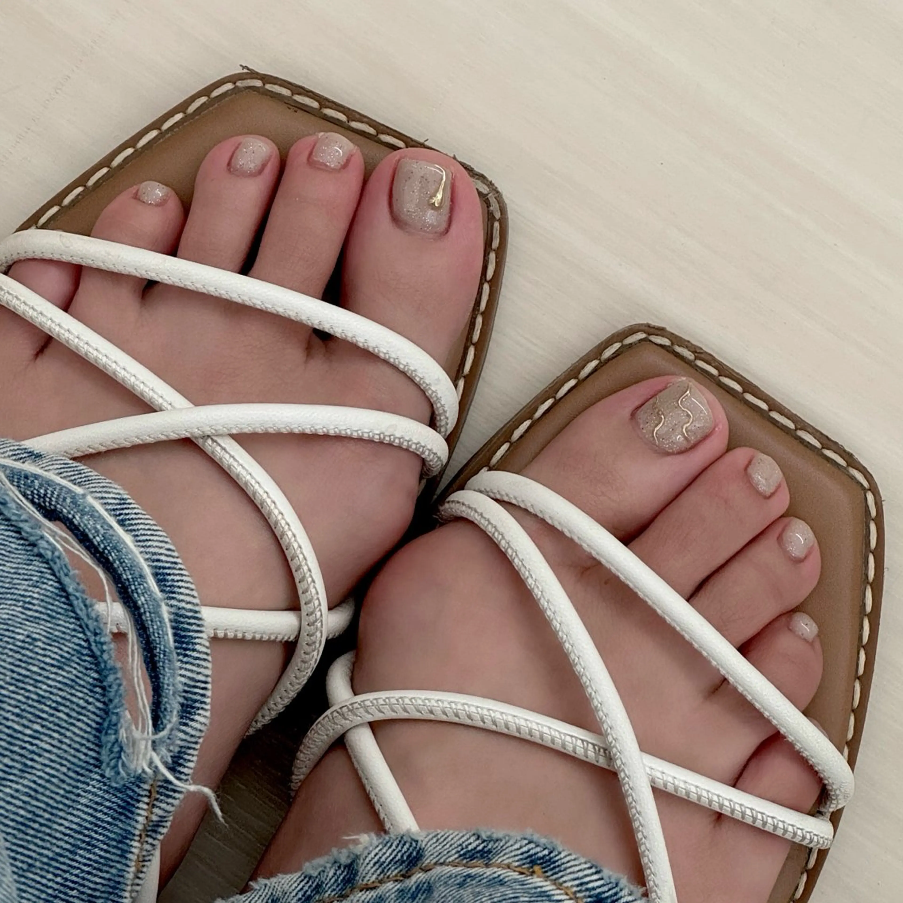 フット🦶🏻 【オフ有】定額デザイン🐻　　　　　料金別で選べます♩¥6,330~ 〈パラジェル＋¥1,100/名駅〉の写真