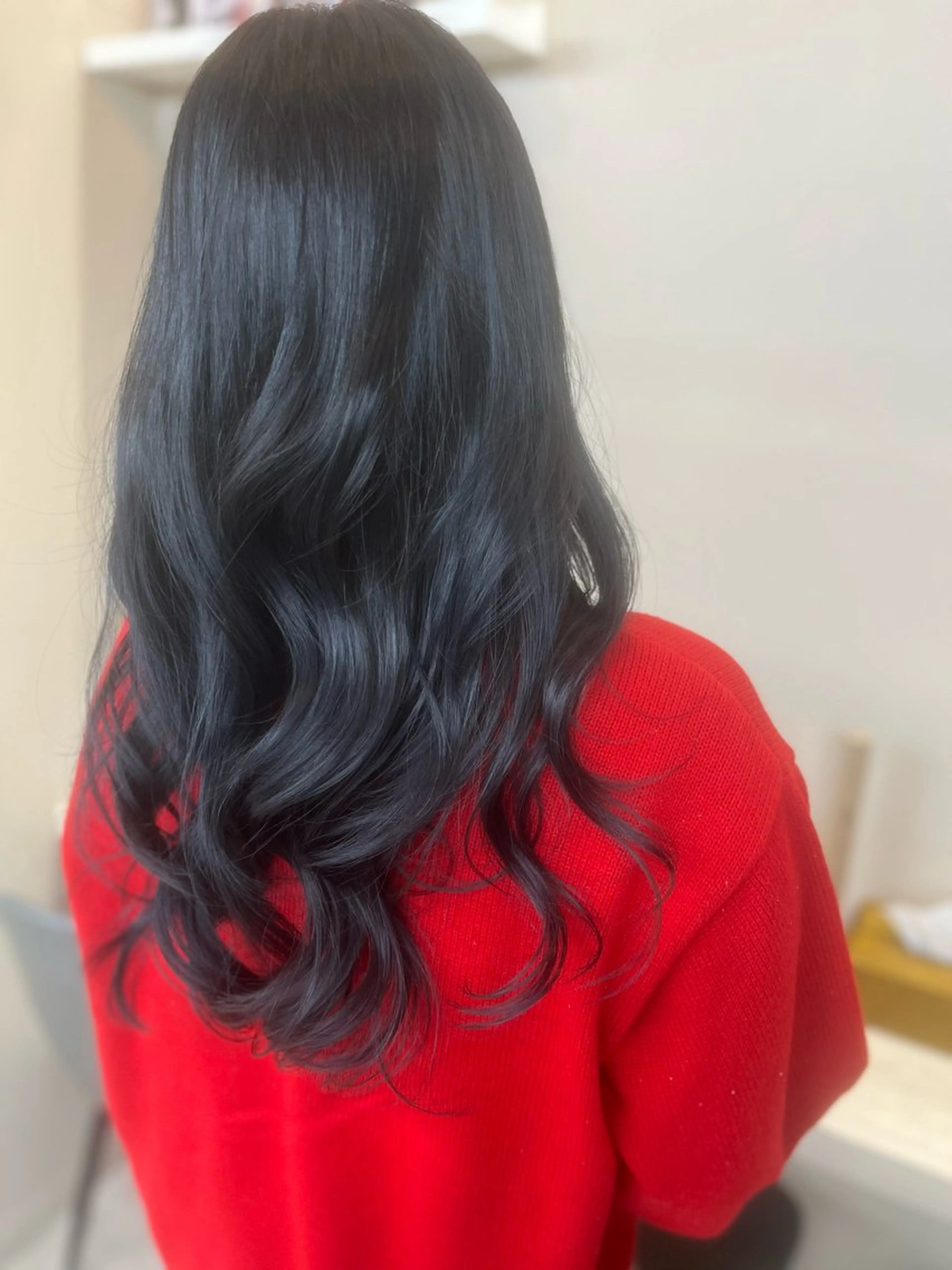 ロング カラー カット ヘアカラー トリートメント 🐈‍⬛多系統🕶 tsubura🖤のヘアスタイル