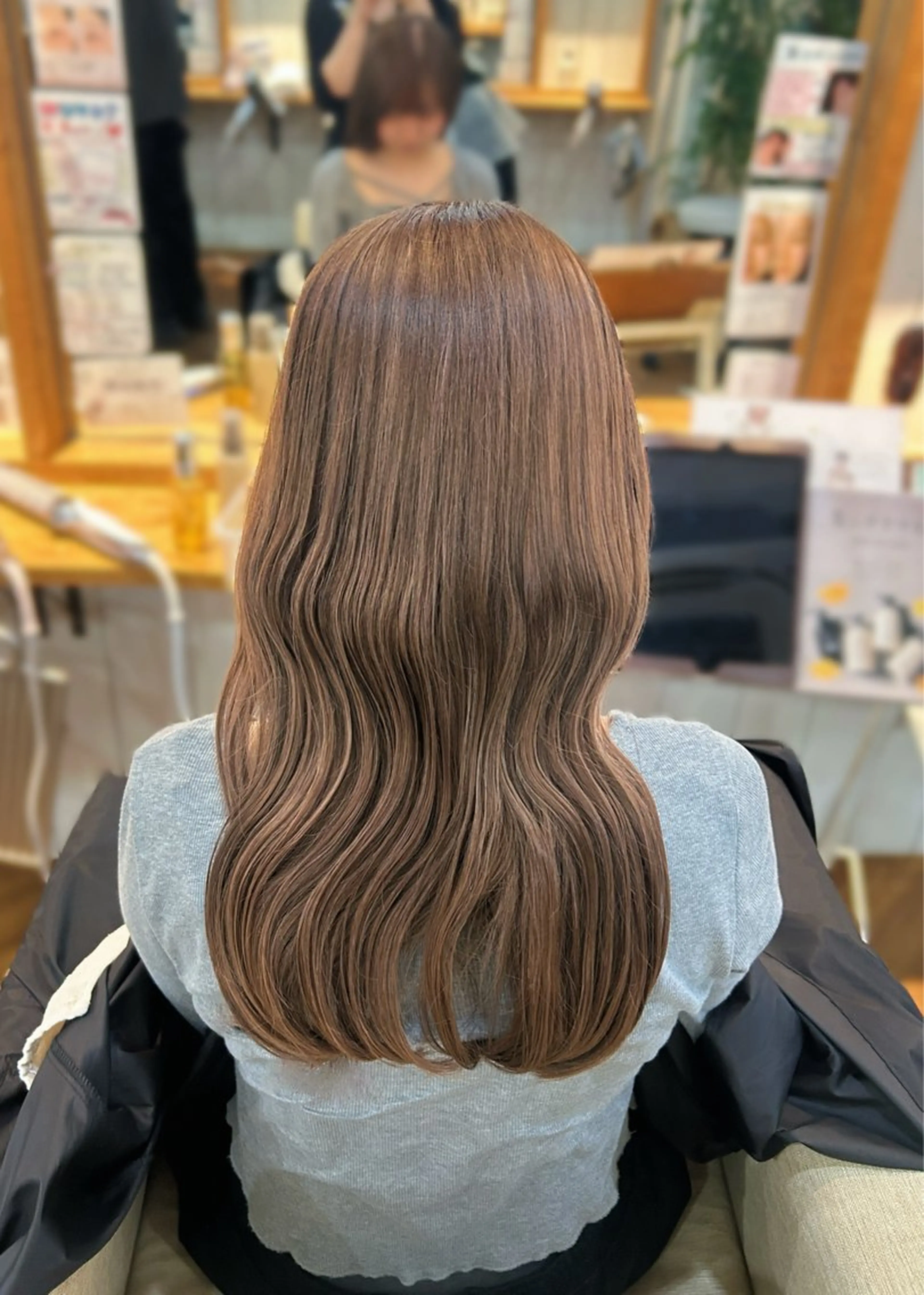 カラー ベージュカラー ヘアカラー オリーブベージュ/ 岡崎/みゆうのヘアスタイル