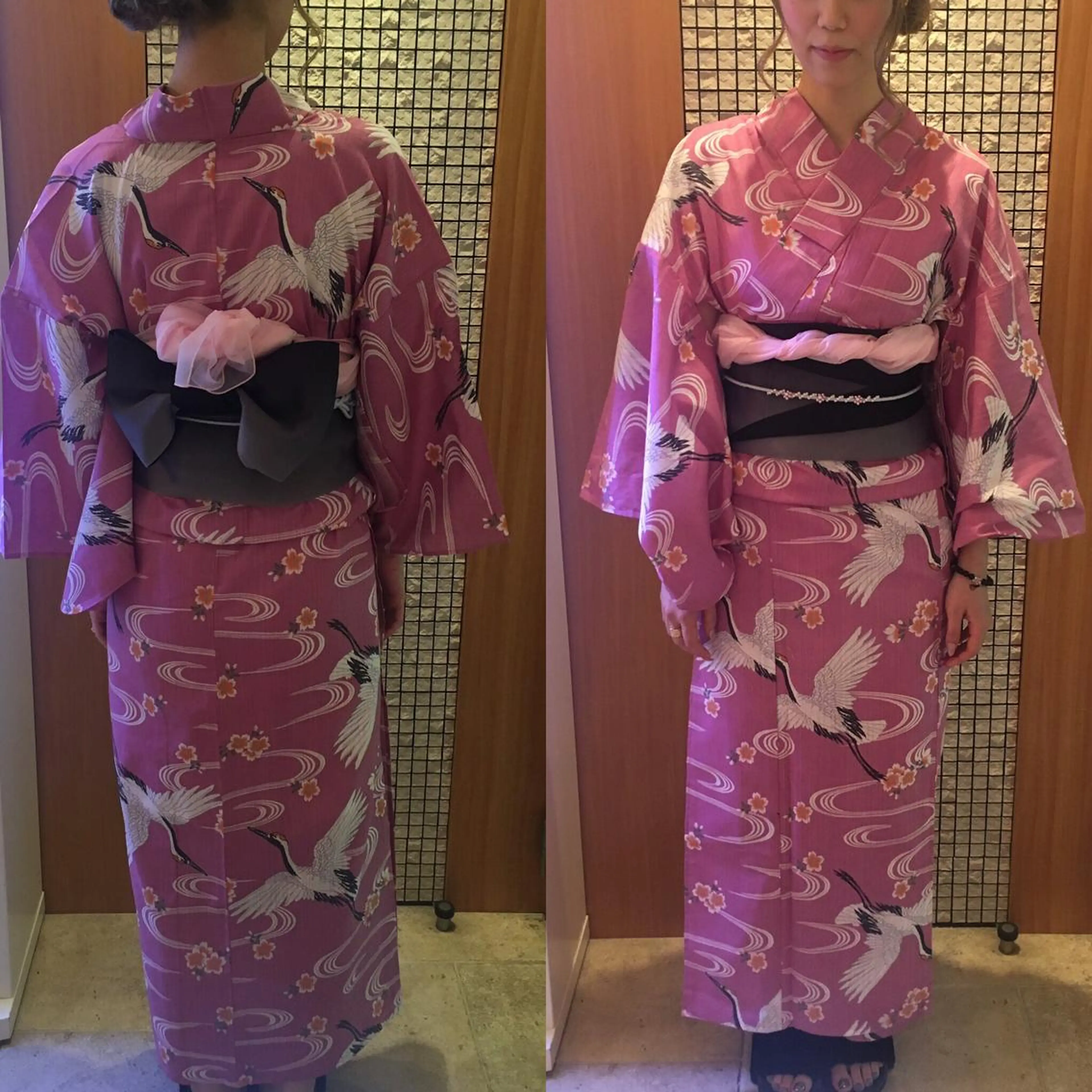 ロング ヘアアレンジ 浴衣 G LUX 清水のマツエク・マツパデザイン