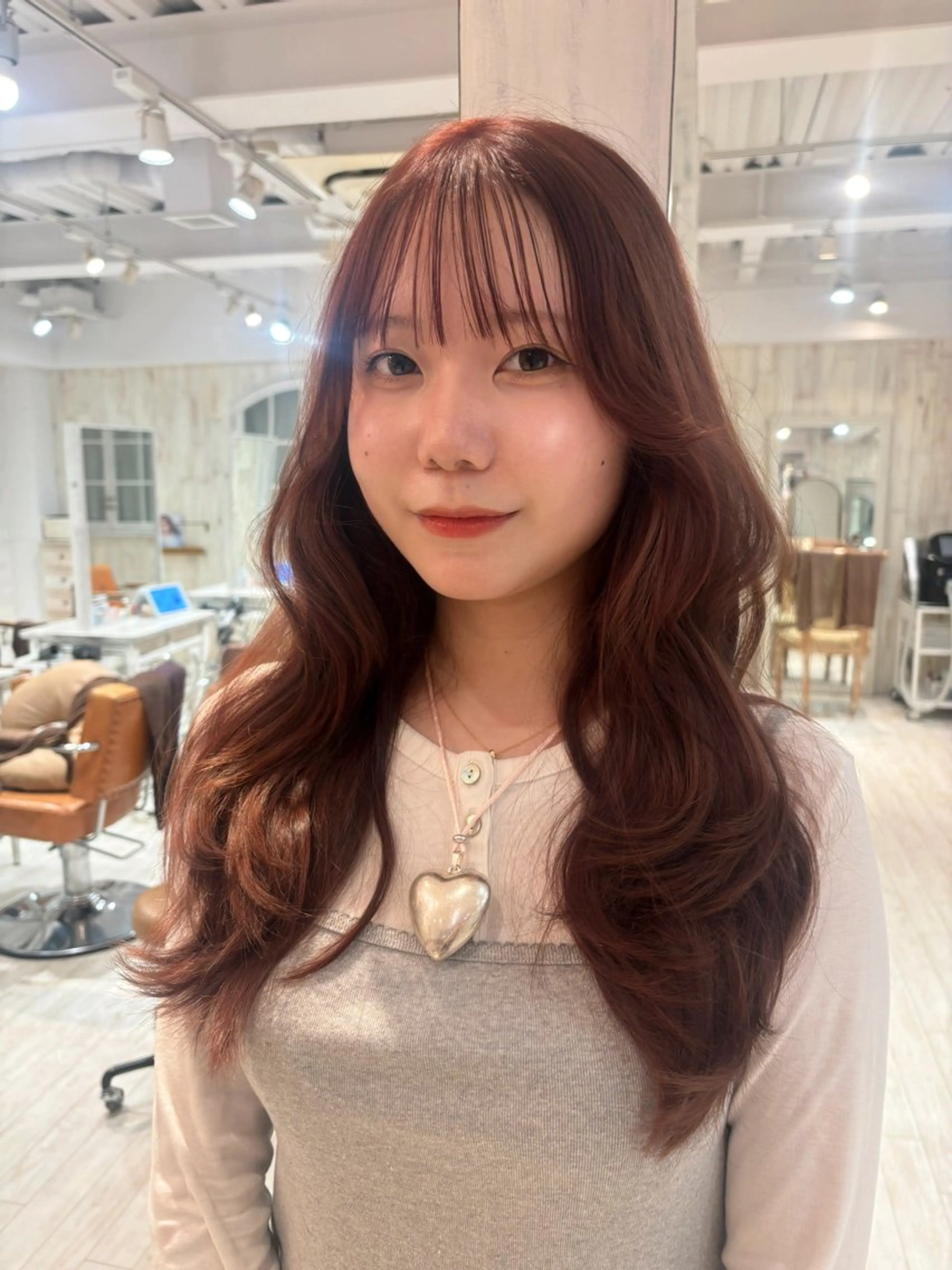 ロング レイヤーカット レイヤーカット/ 透明感カラー🤍楓のヘアスタイル