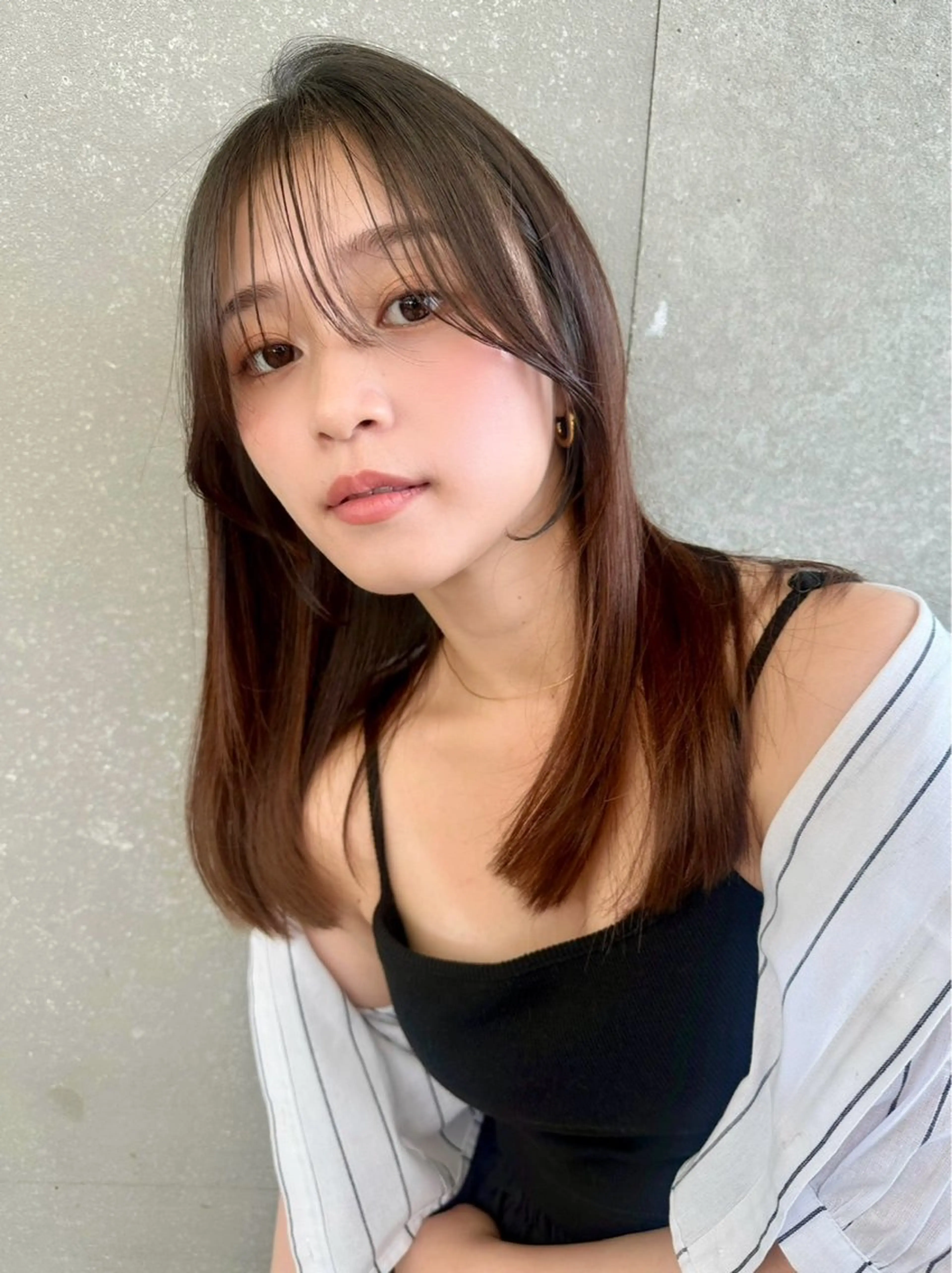 【4月限定価格‼️】艶カラー✨➕髪質改善トリートメント🫧‪の写真