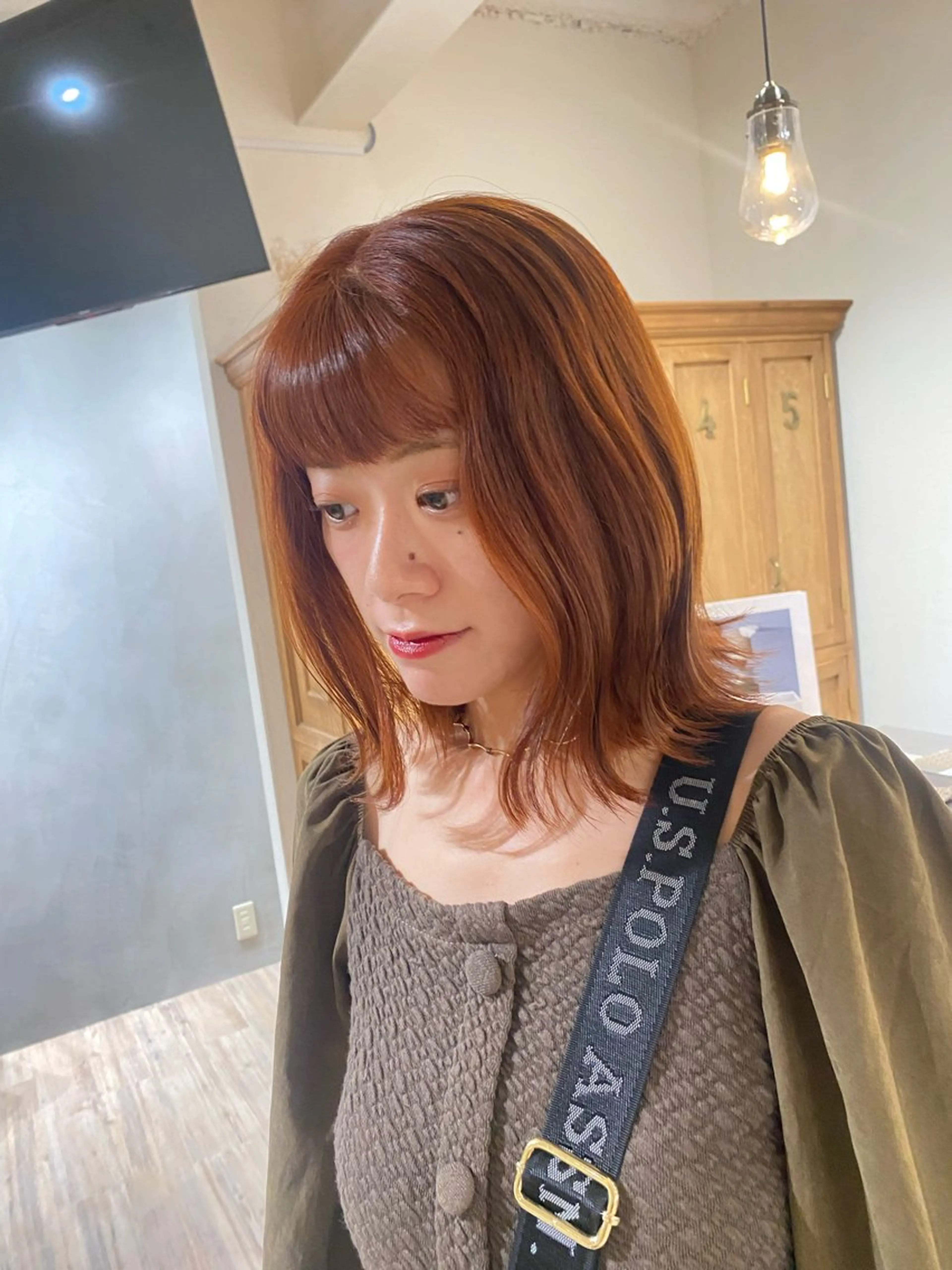 ミディアム 美髪矯正/髪質改善 🫧山﨑　真歩🫧のヘアスタイル